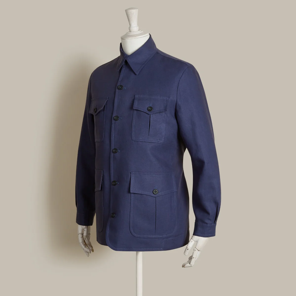 The Esquire Jacket by Nick Sullivan for Anderson & Sheppard in Navy - Image 4
