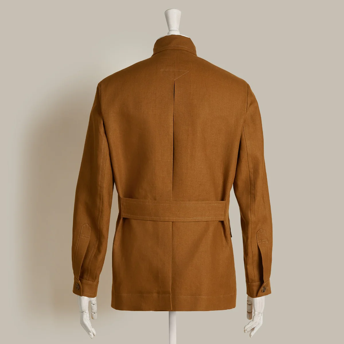 The Esquire Jacket By Nick Sullivan For Anderson & Sheppard In Tobacco - Image 3