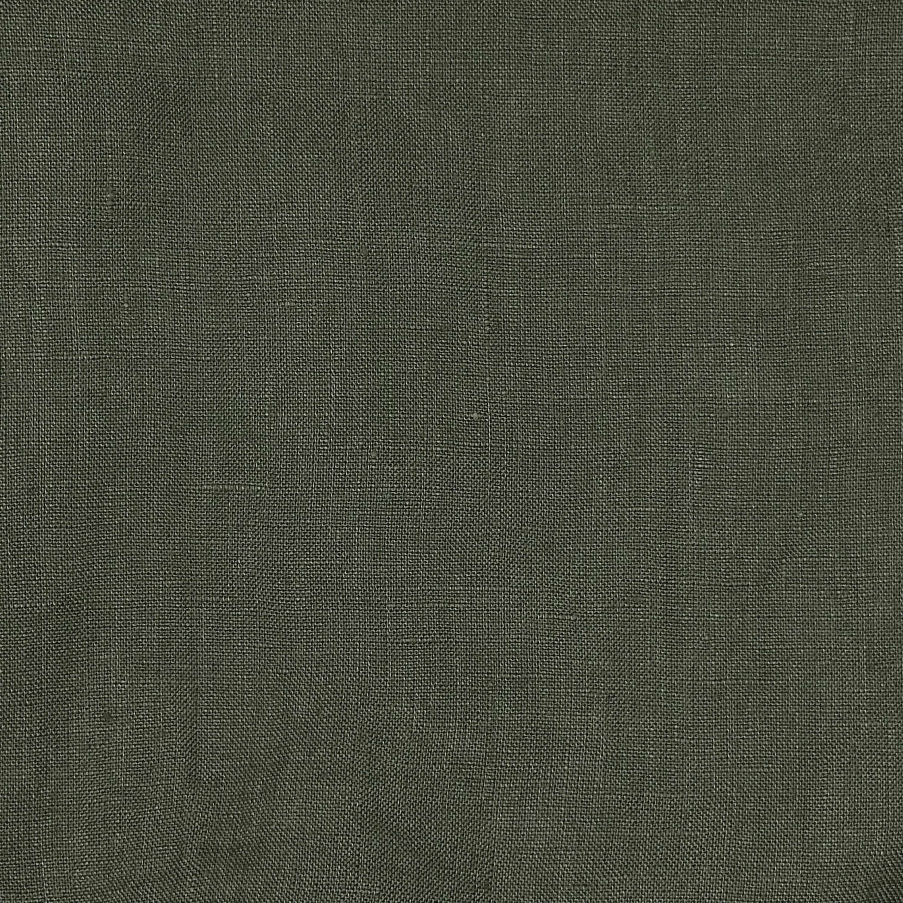 Classic Fit Linen Shirt in Khaki - Image 4