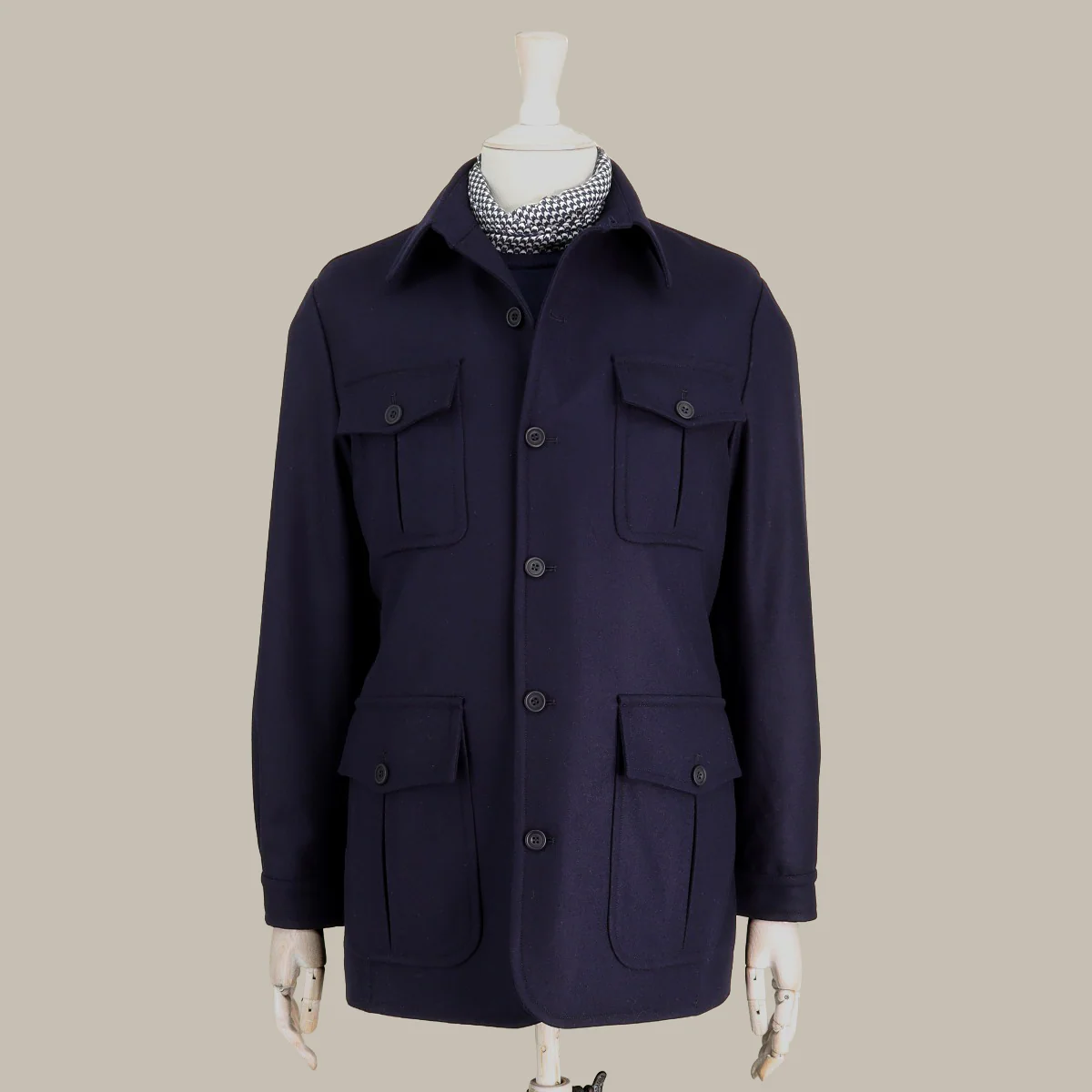 The Esquire Jacket By Nick Sullivan For Anderson & Sheppard In Navy