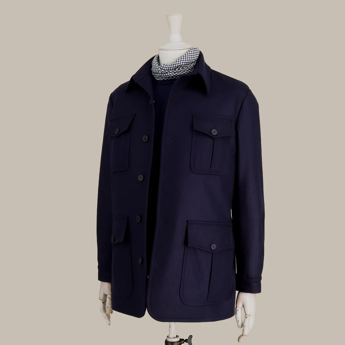 The Esquire Jacket By Nick Sullivan For Anderson & Sheppard In Navy - Image 2
