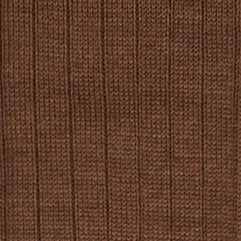 Long Wool Rib Socks In Light Brown - Image 3