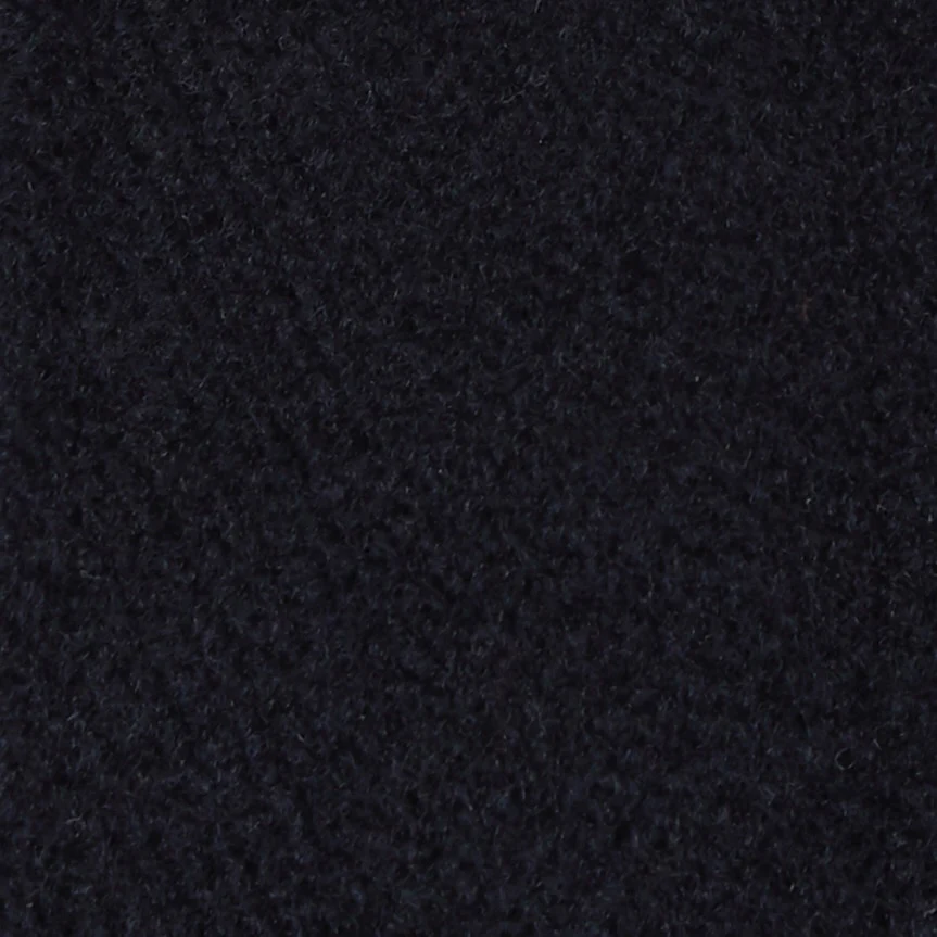 Long Woollen Duffle Coat With Hood In Navy - Image 8