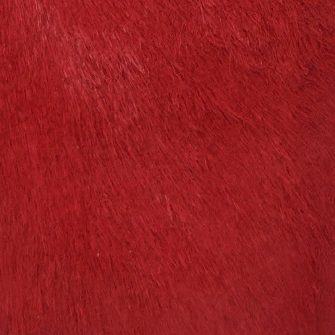 George Cortina For Anderson & Sheppard Plain Pony Hair Slippers In Dark Red - Image 5