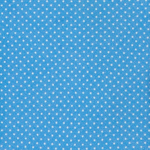 Mini Spot Printed Tie In Light Blue - Image 3