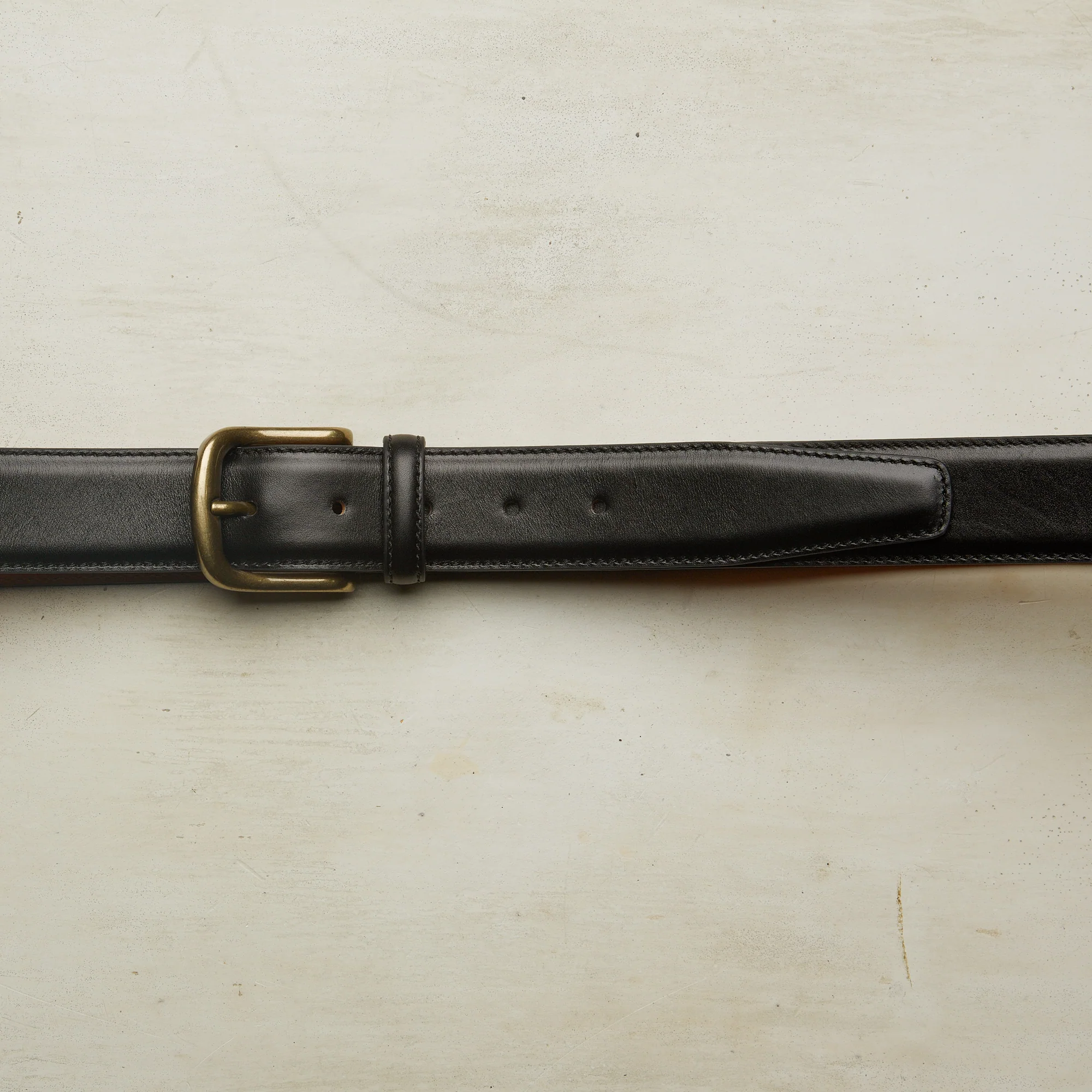 Smooth Nappa Leather Belt In Black - Image 2