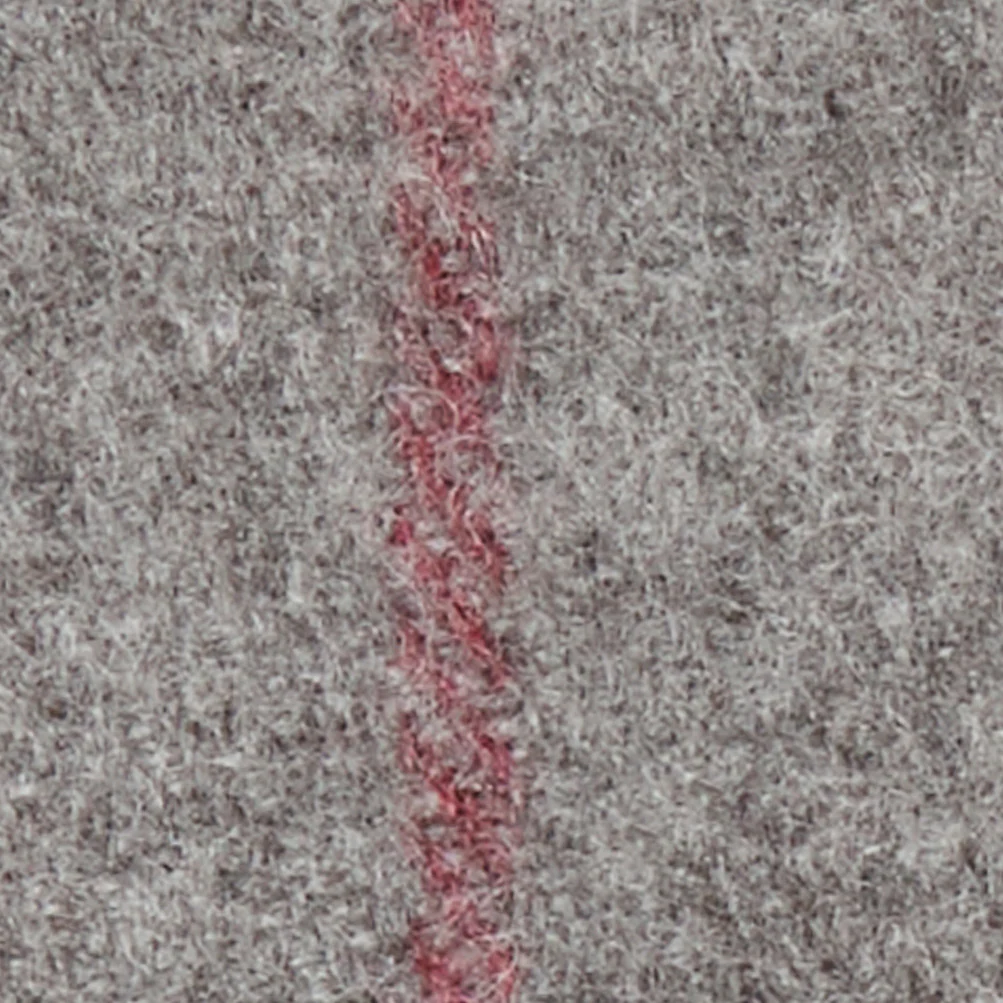 Overcheck Merino Blanket In Grey - Image 4