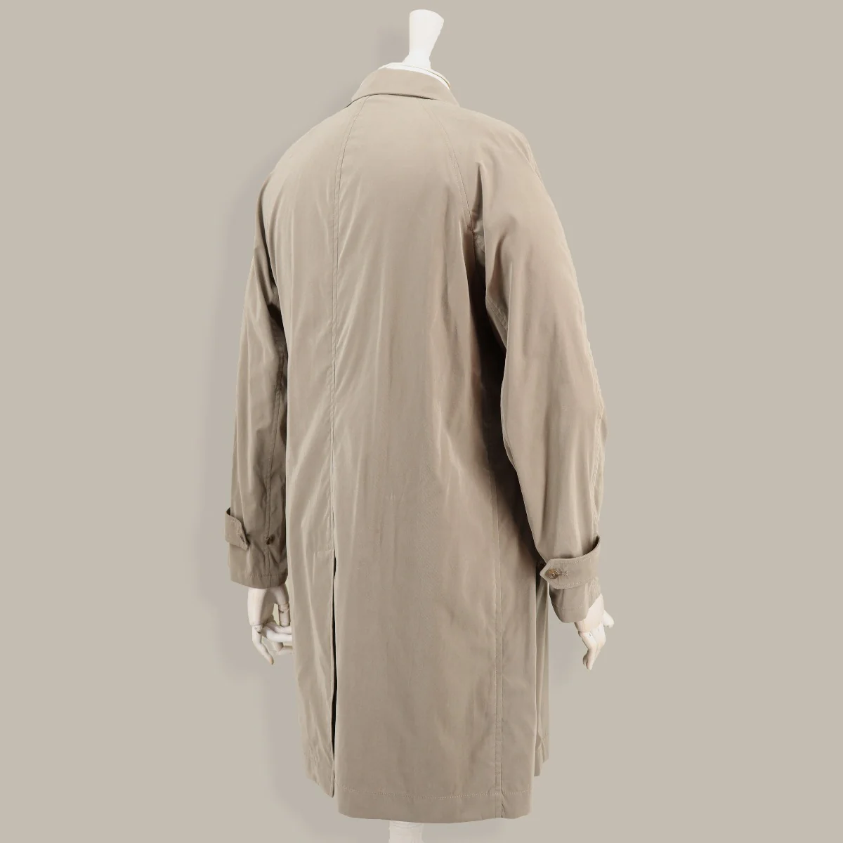 Regular Microfibre Raincoat In Dark Natural - Image 3