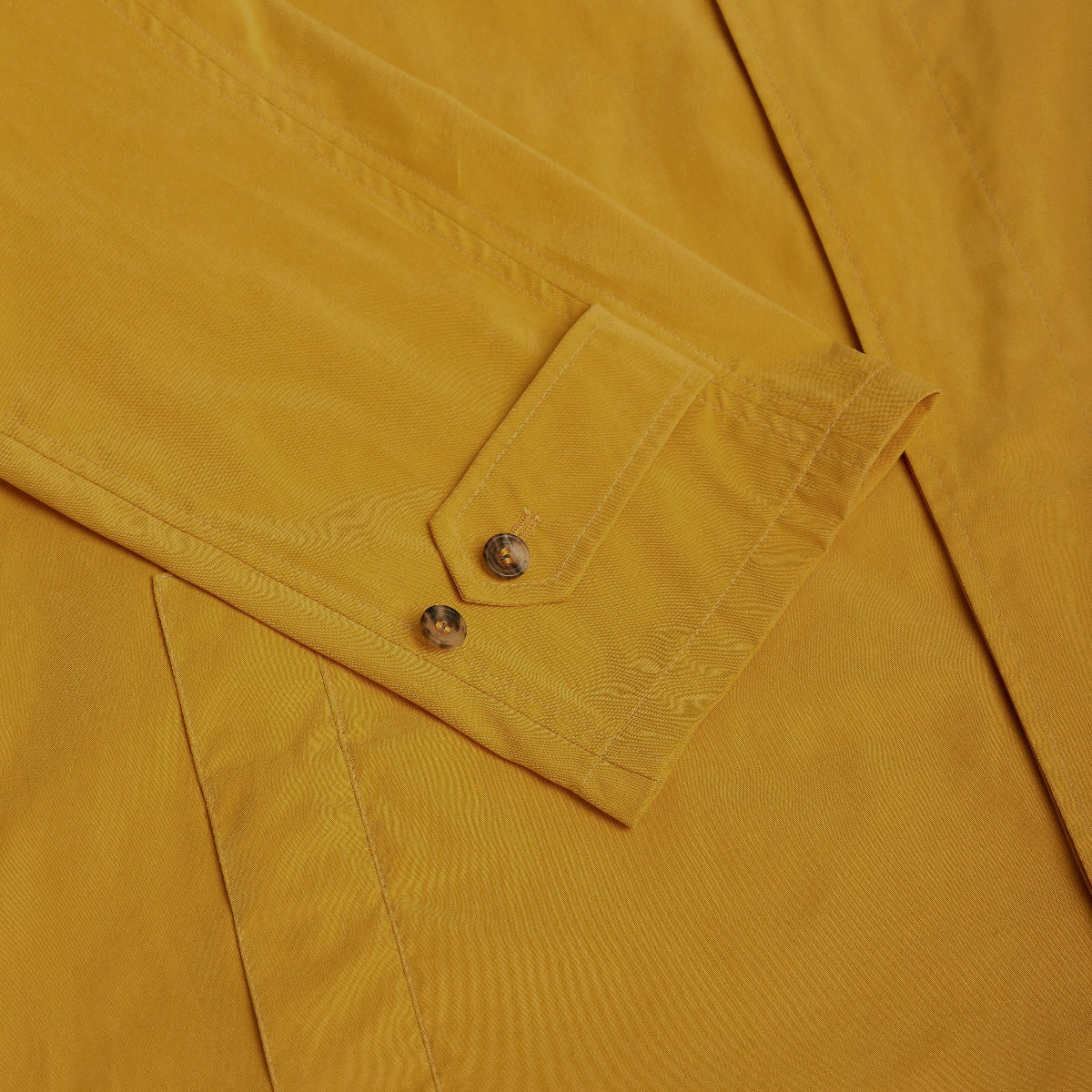 Regular Microfibre Raincoat In Yellow - Image 3
