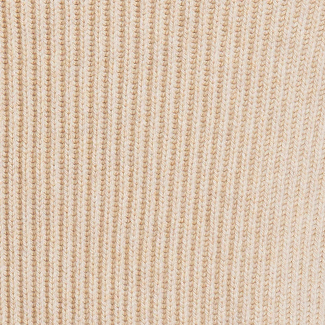 Ribbed Cashmere Blend Sweater In Natural - Image 4