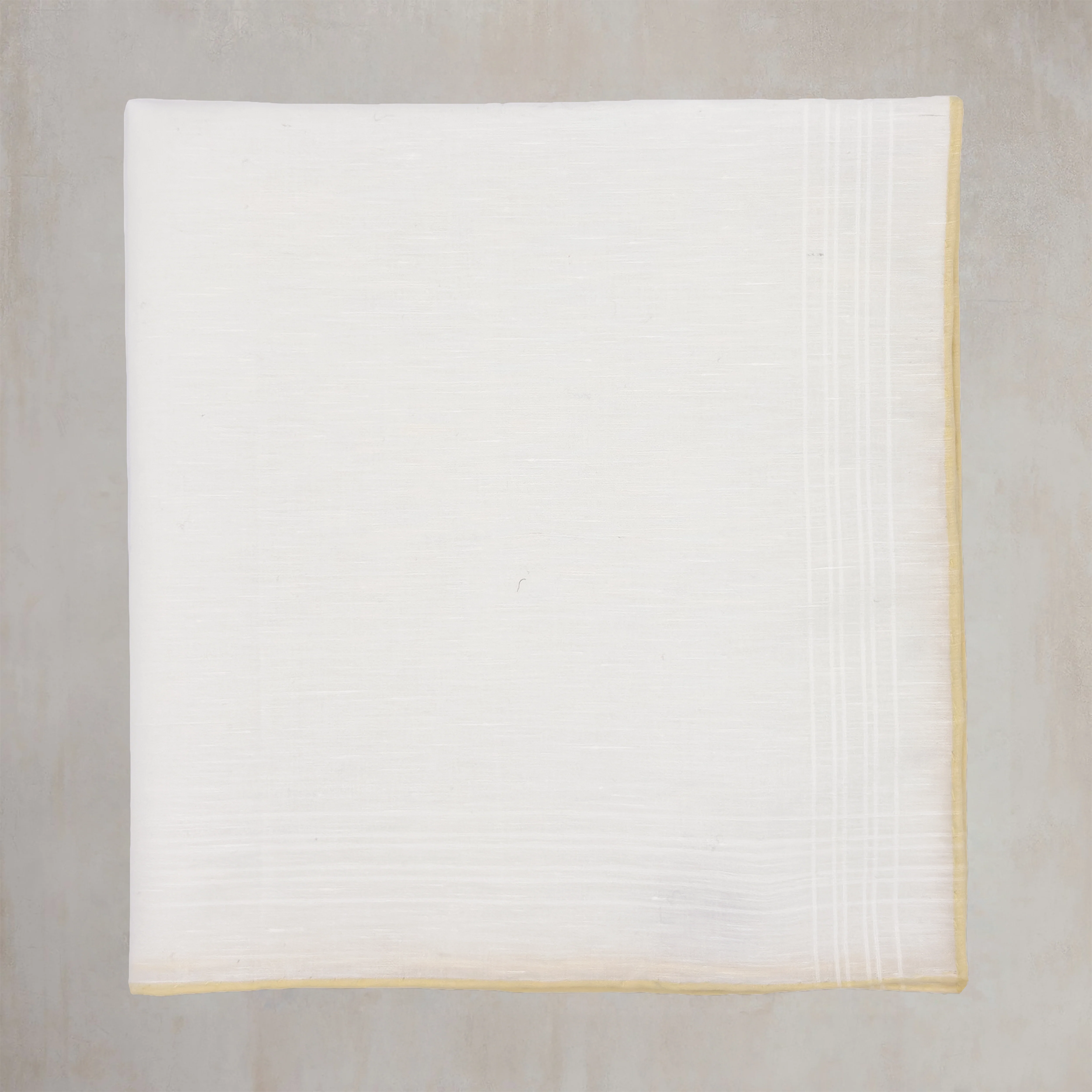 Self Checked Patterned Pocket Square In White - Image 2