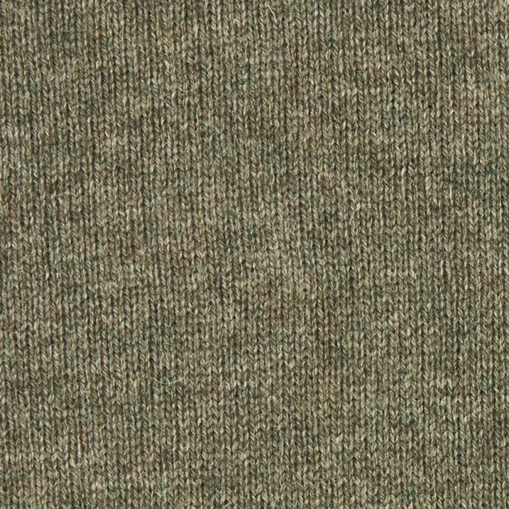 Shetland Sweater In Olive - Image 4
