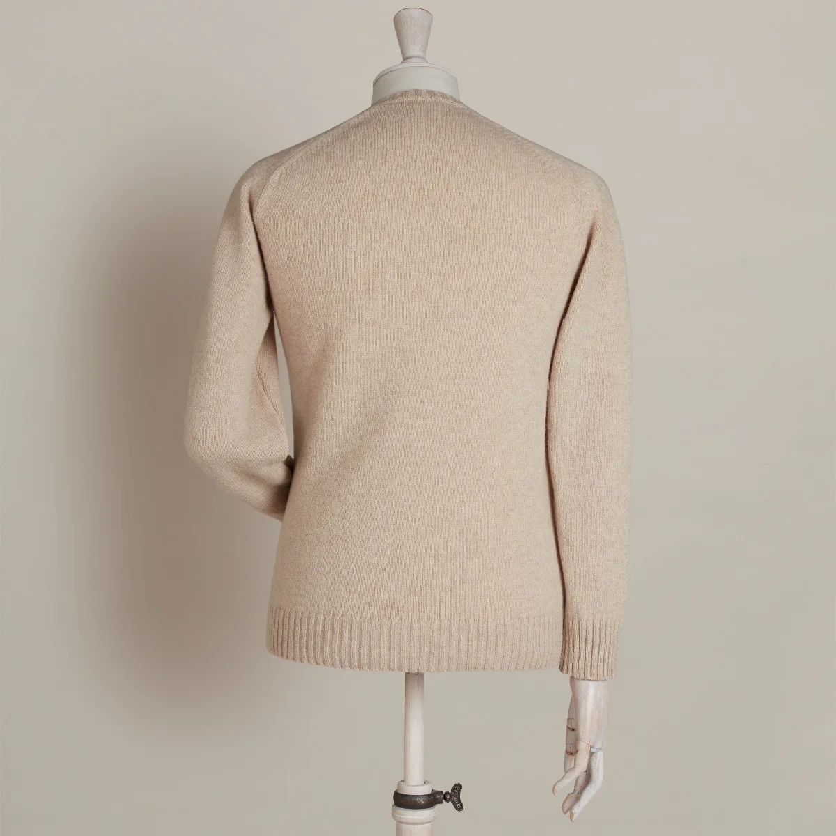Shetland Sweater In Almond - Image 2