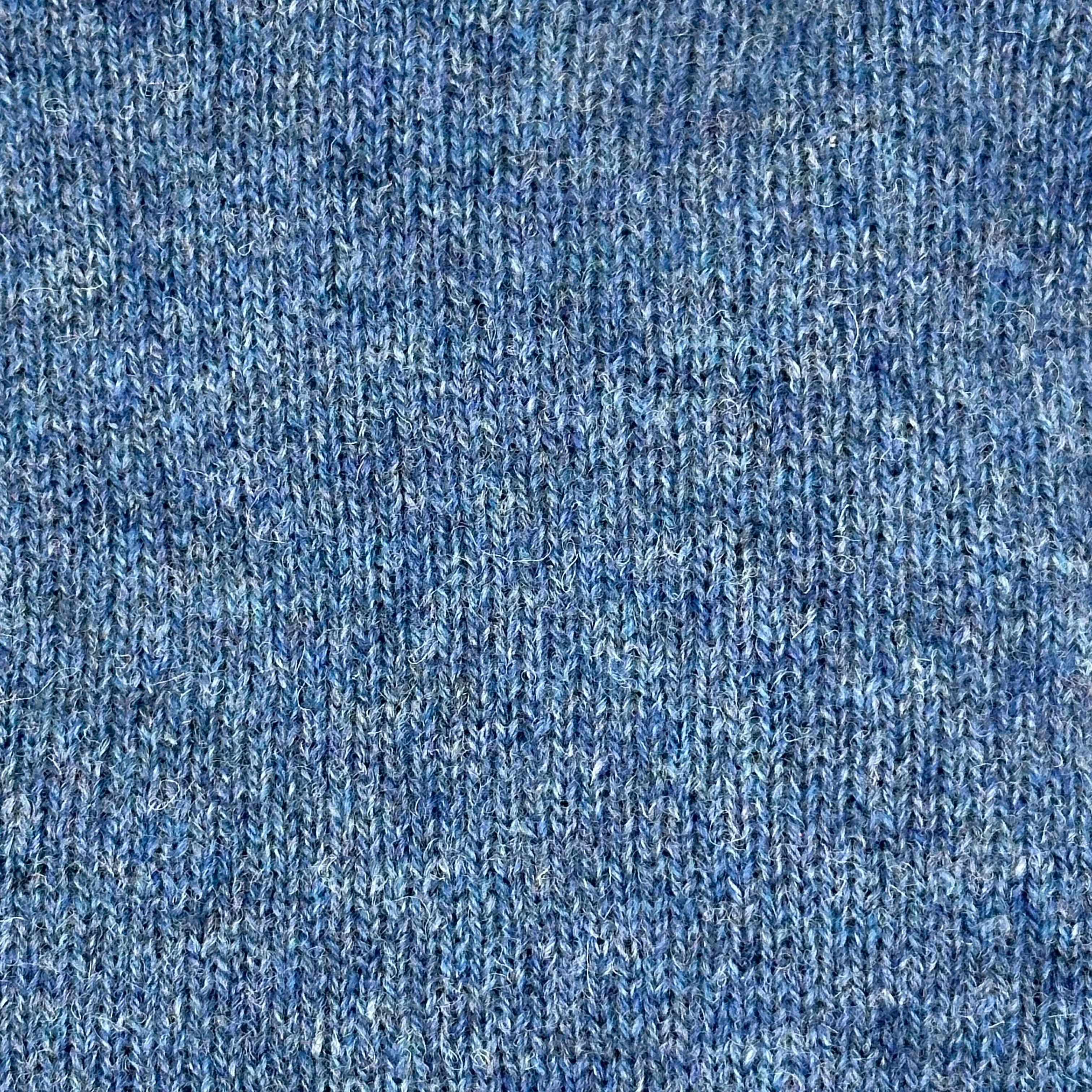 Shetland Sweater In Blue - Image 4
