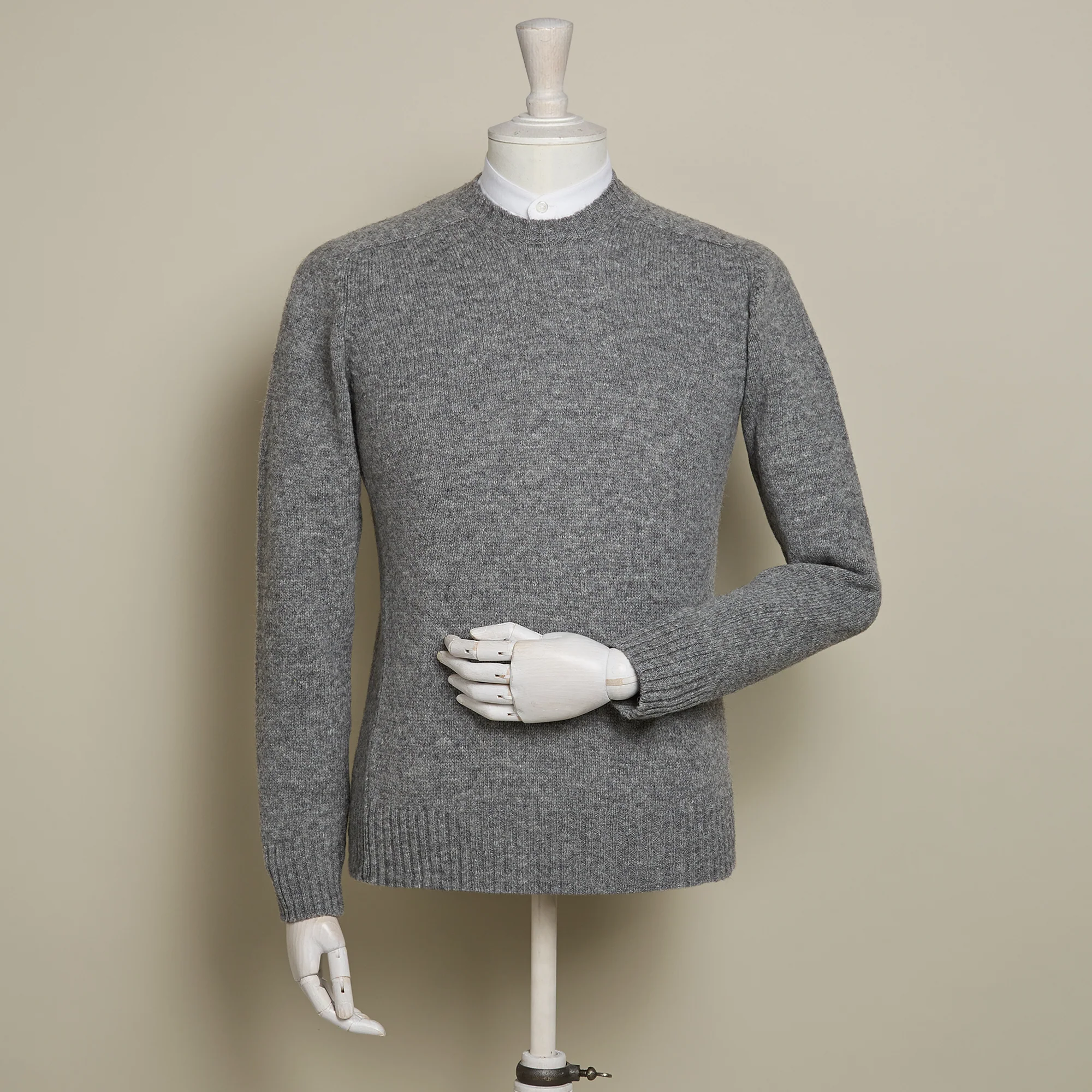 Shetland Sweater In Flannel