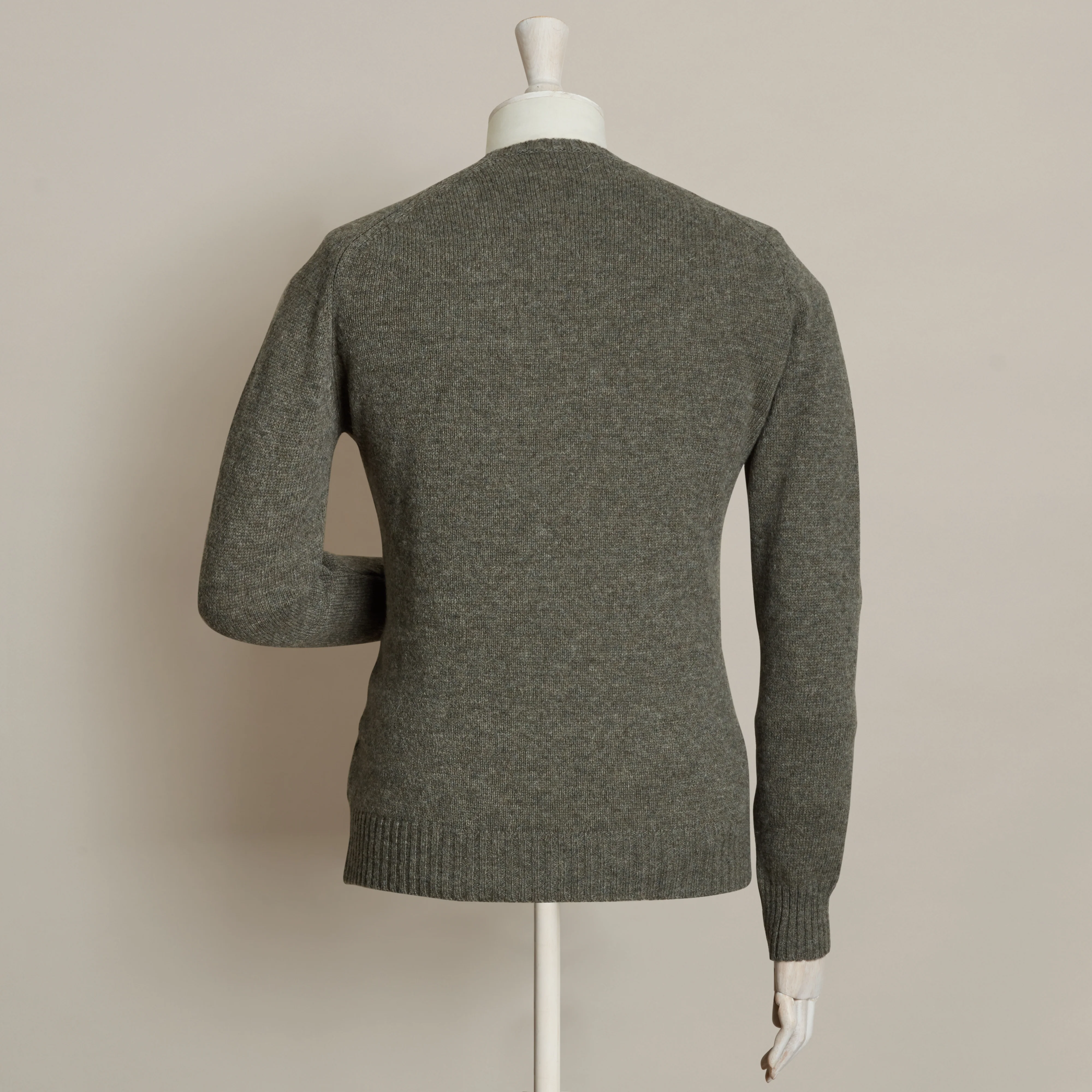 Shetland Sweater In Lichen - Image 3