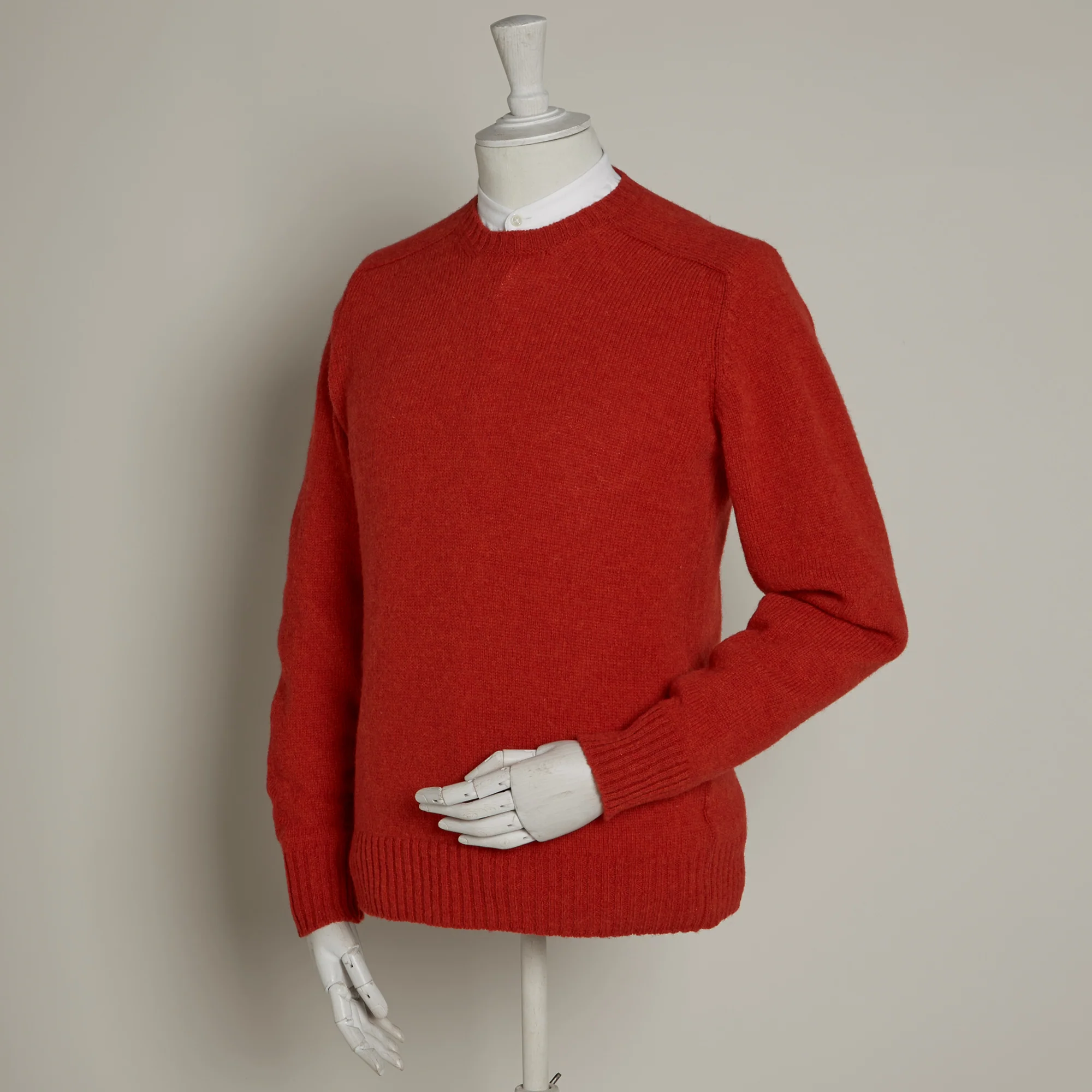 Shetland Sweater In Red - Image 5