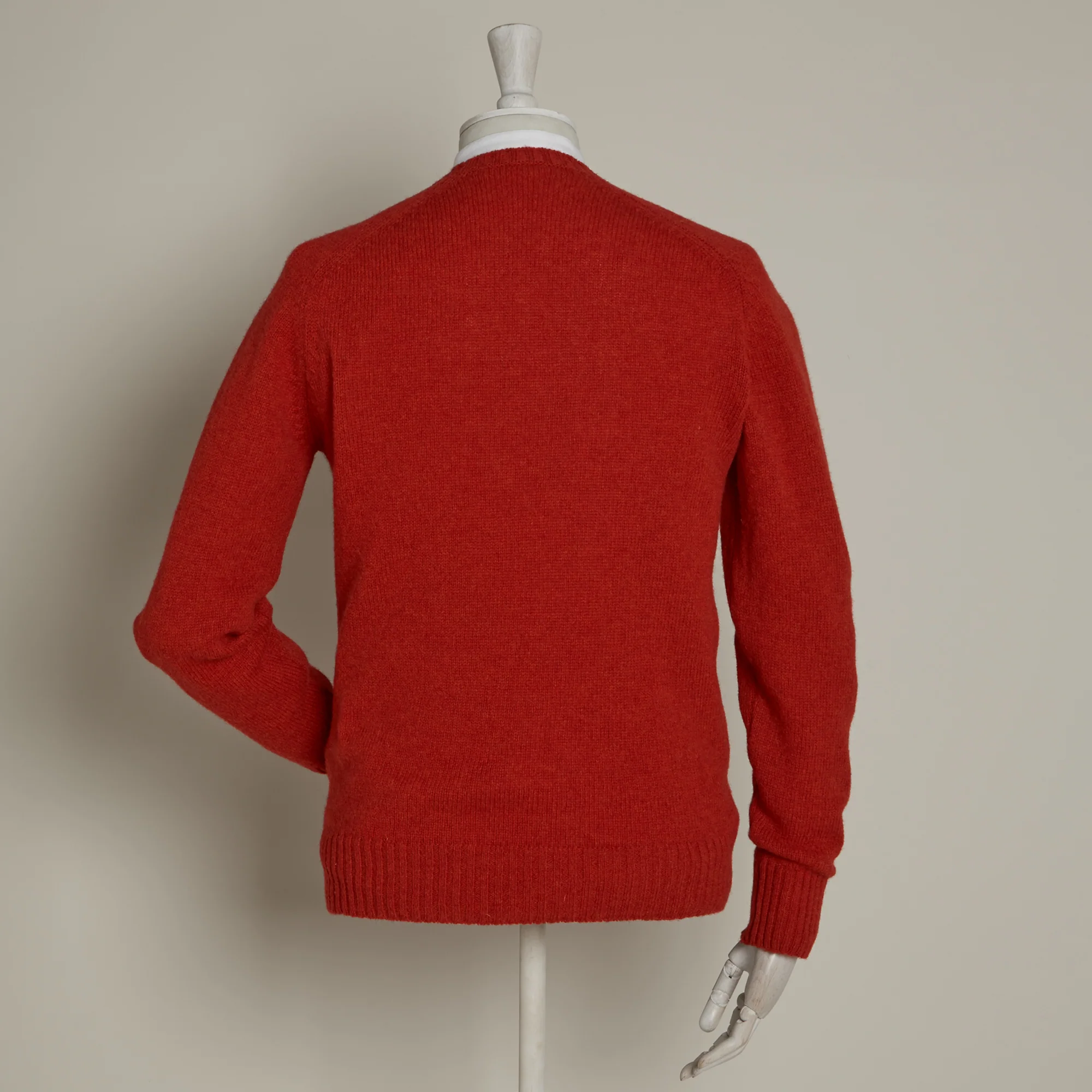 Shetland Sweater In Red - Image 6