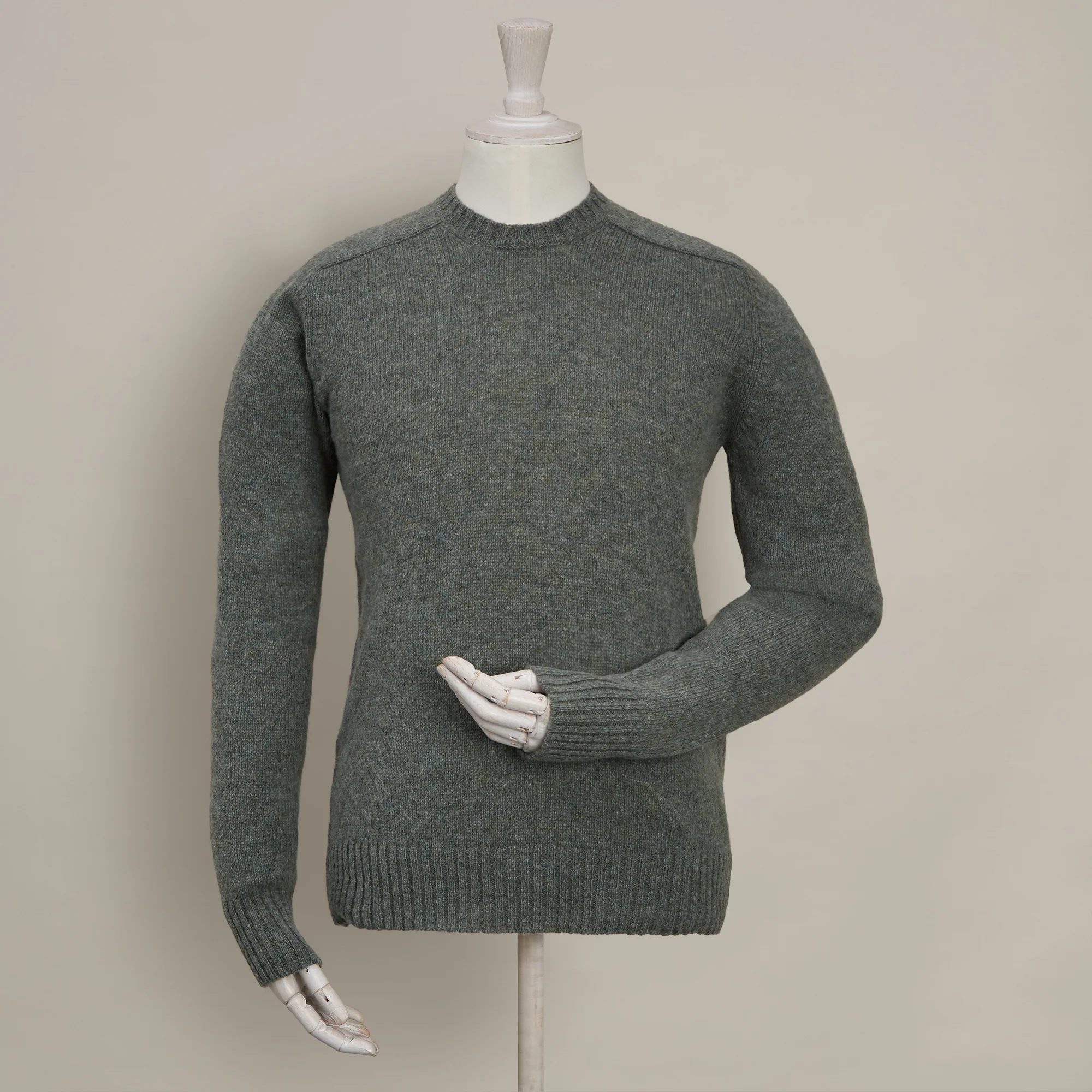 Shetland Sweater In Sage