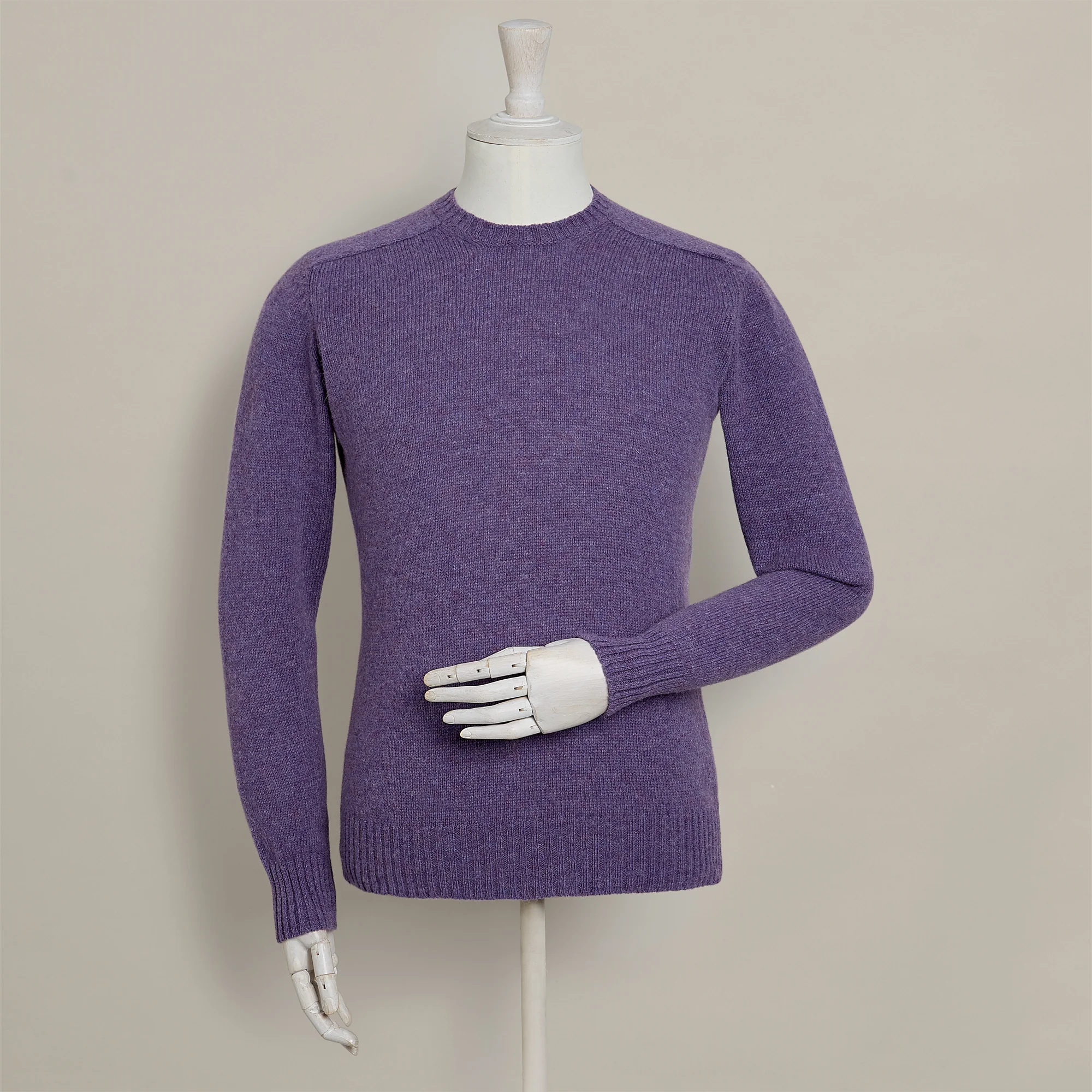 Shetland Sweater In Thistle