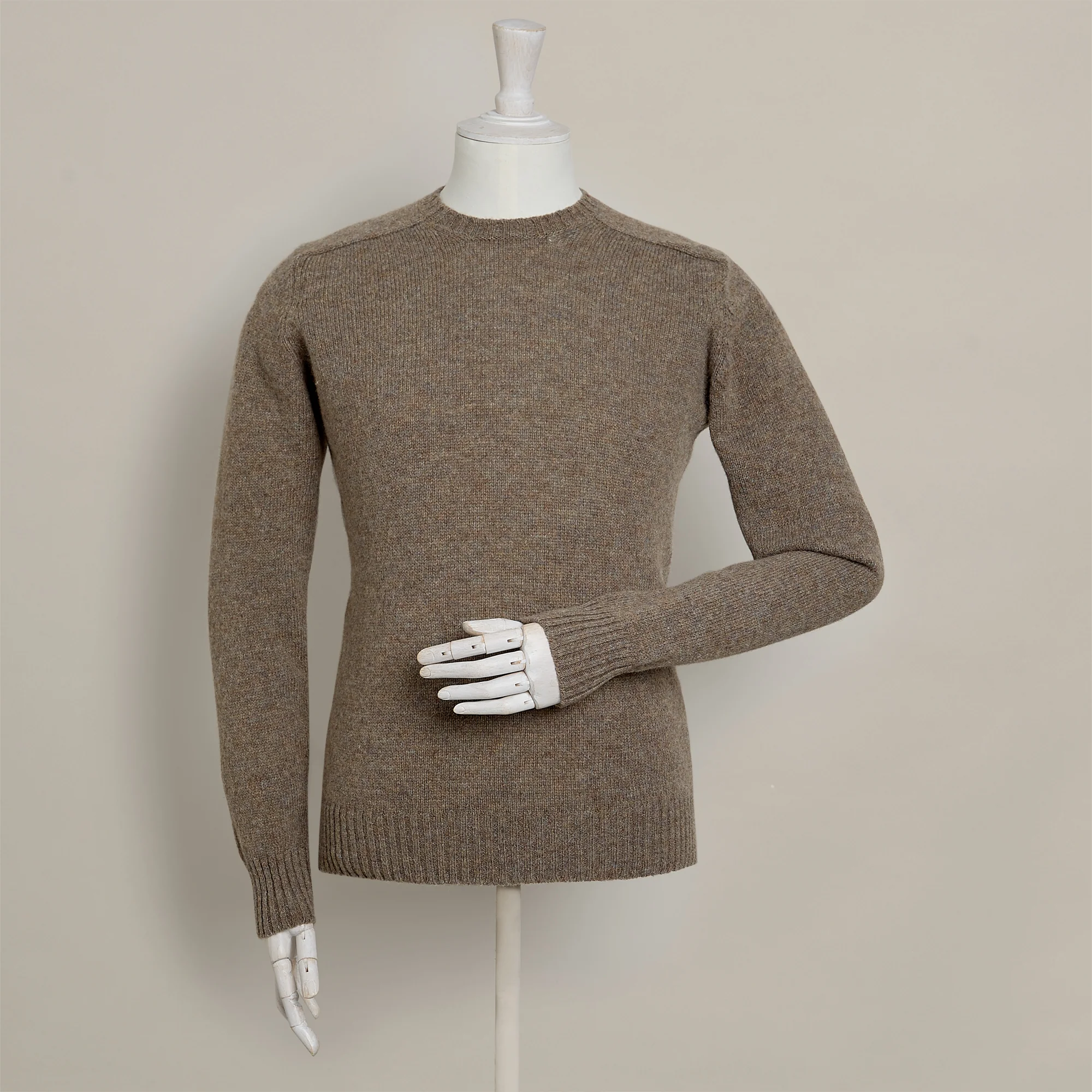 Shetland Sweater In Truffle