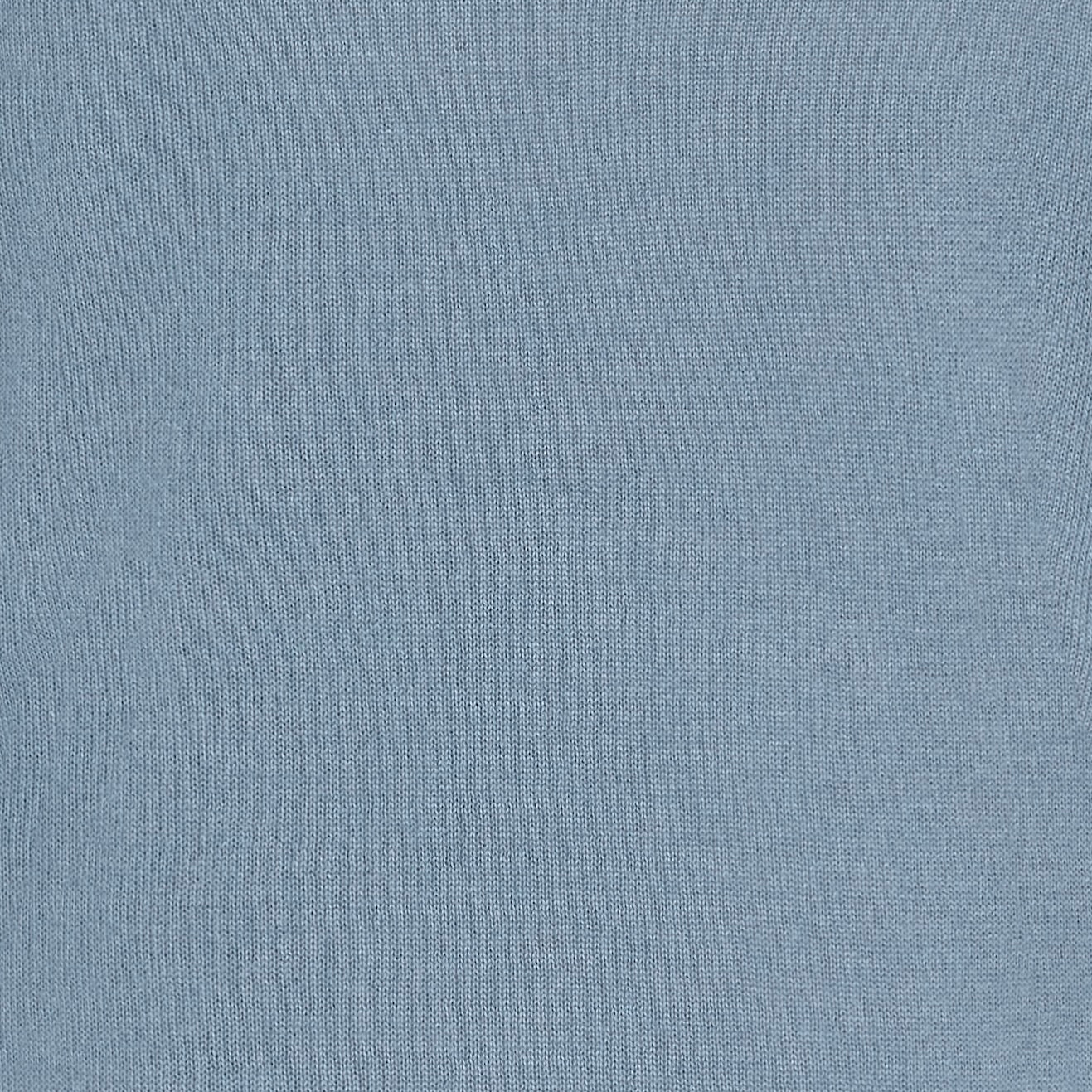 Silk and Cashmere Sweater in Light Blue - Image 4