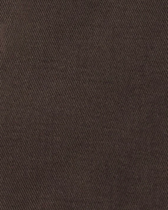 Single Breasted Cotton Drill Unstructured Jacket in Chocolate - Image 6