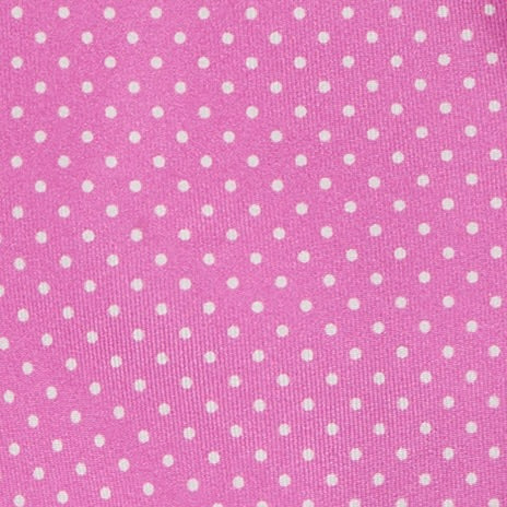 Small Spot Printed Tie In Pink - Image 3