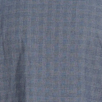 Soft Brushed Cotton Pyjama In Prince Of Wales Check Print In Navy - Image 6