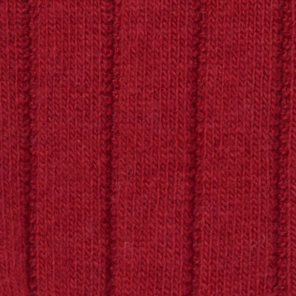 Soft Shetland And Cashmere Socks In Red - Image 3