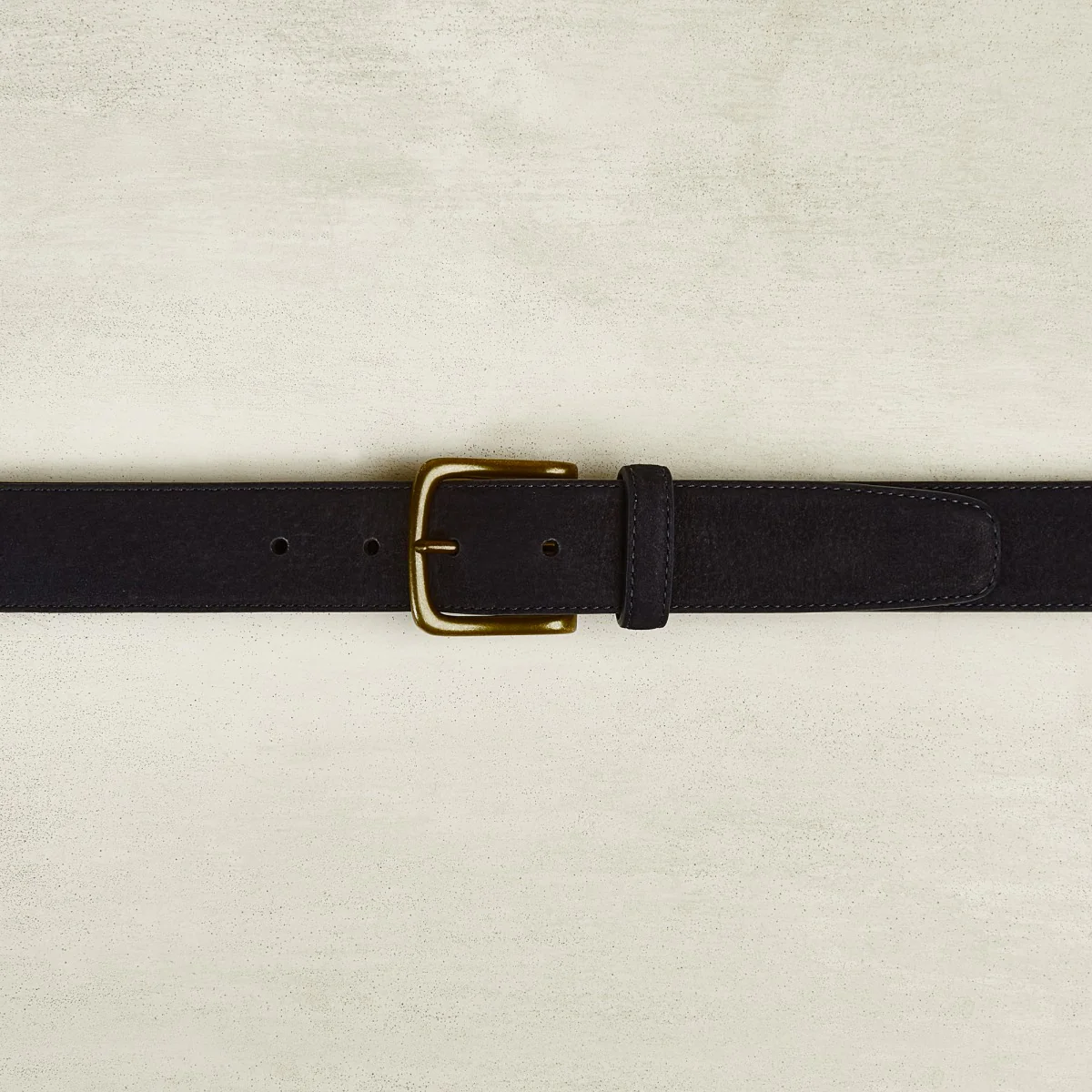 Suede Belt In Navy - Image 2