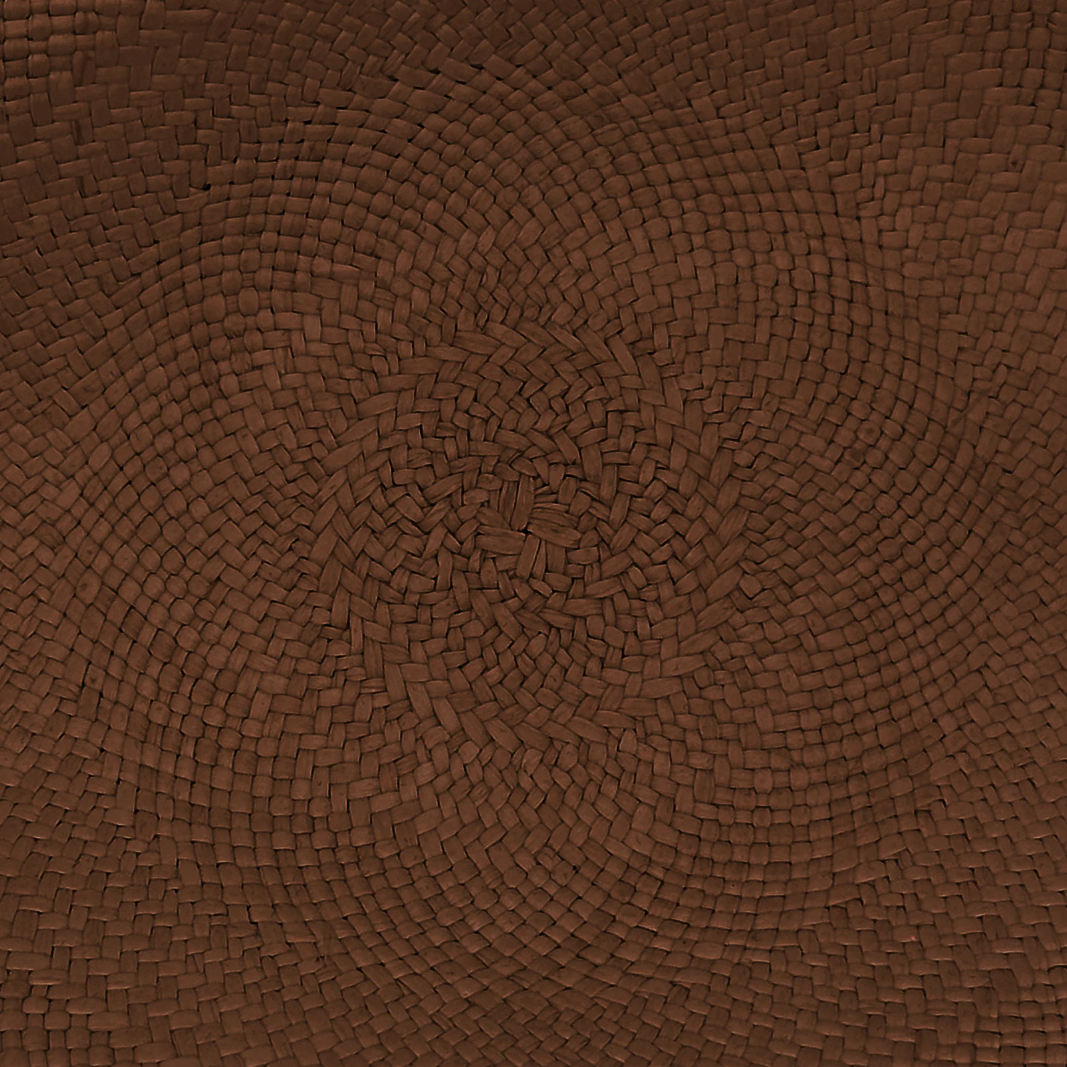 Straw Hat in Chocolate - Image 3