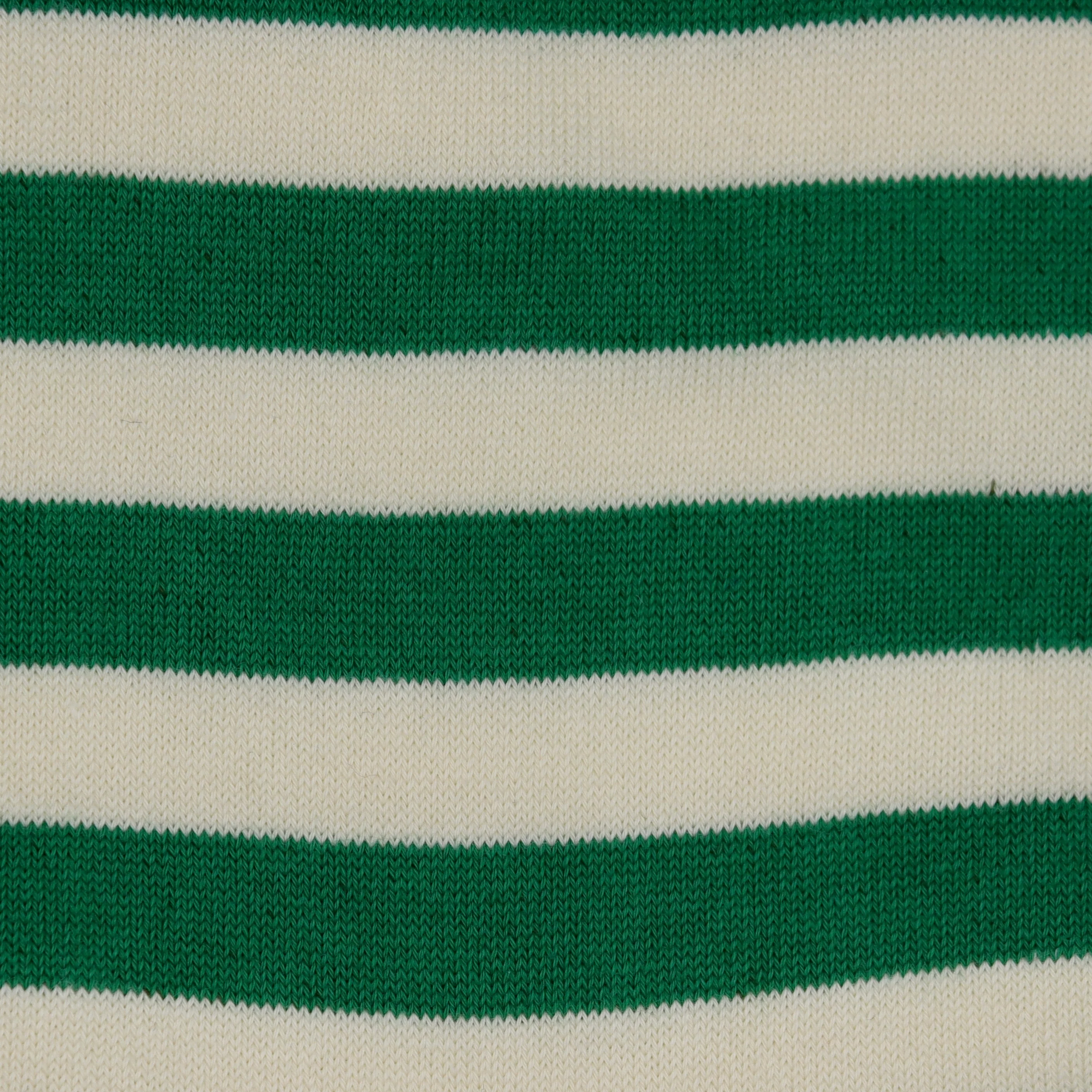 Striped Cotton Socks in Green - Image 3