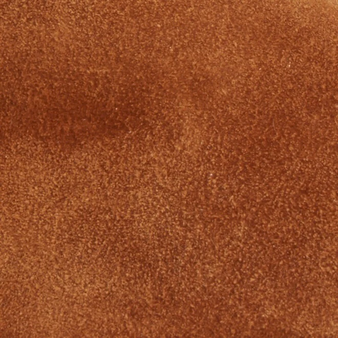 Suede Espadrilles With Rubber Sole In Rust - Image 4
