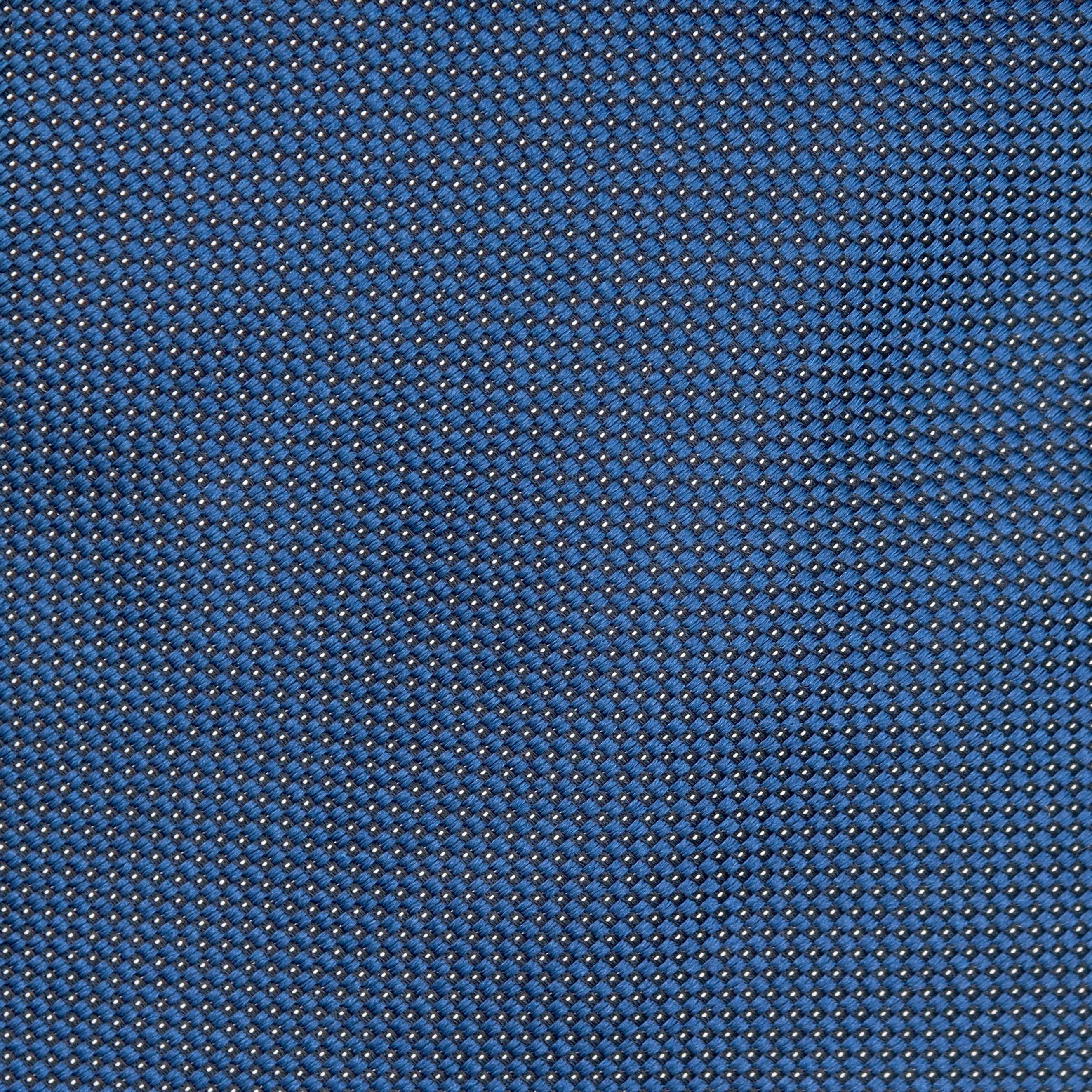 Textured Woven Tie in Navy - Image 2