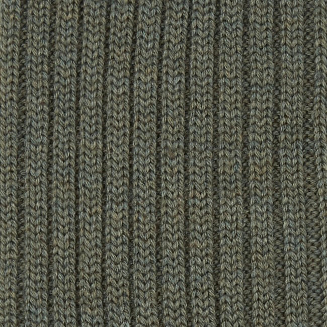 Thick Woollen Rib Socks In Olive - Image 3