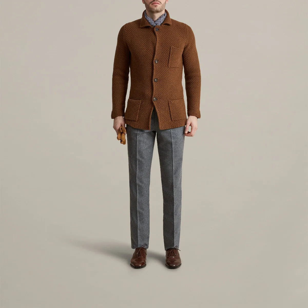 Trouser Style 1 In Mid Grey