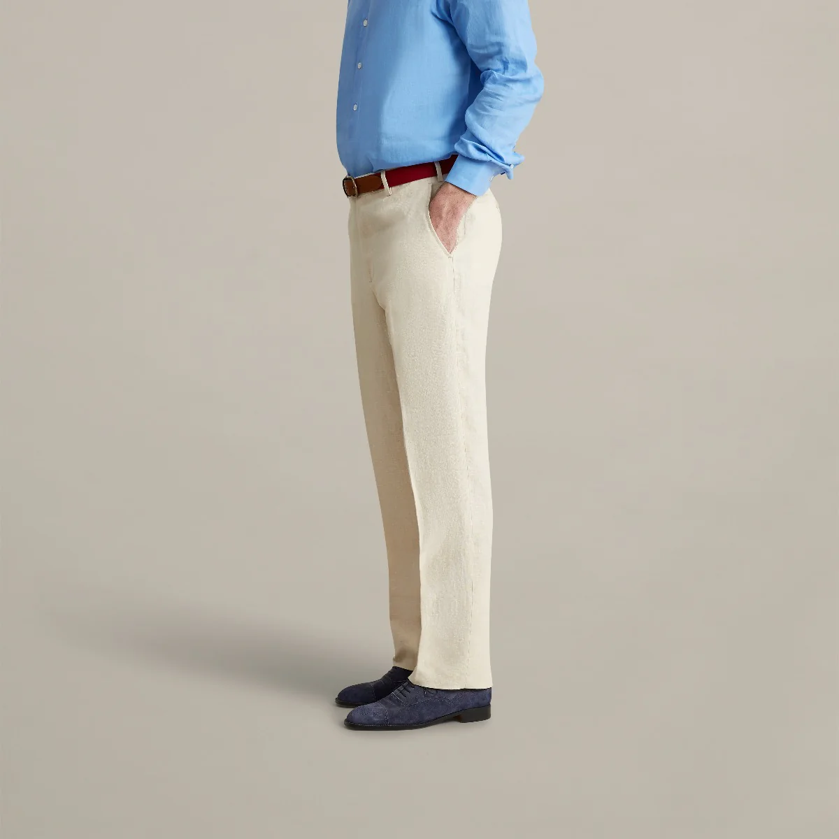 Trousers Style 12 In Cream - Image 4