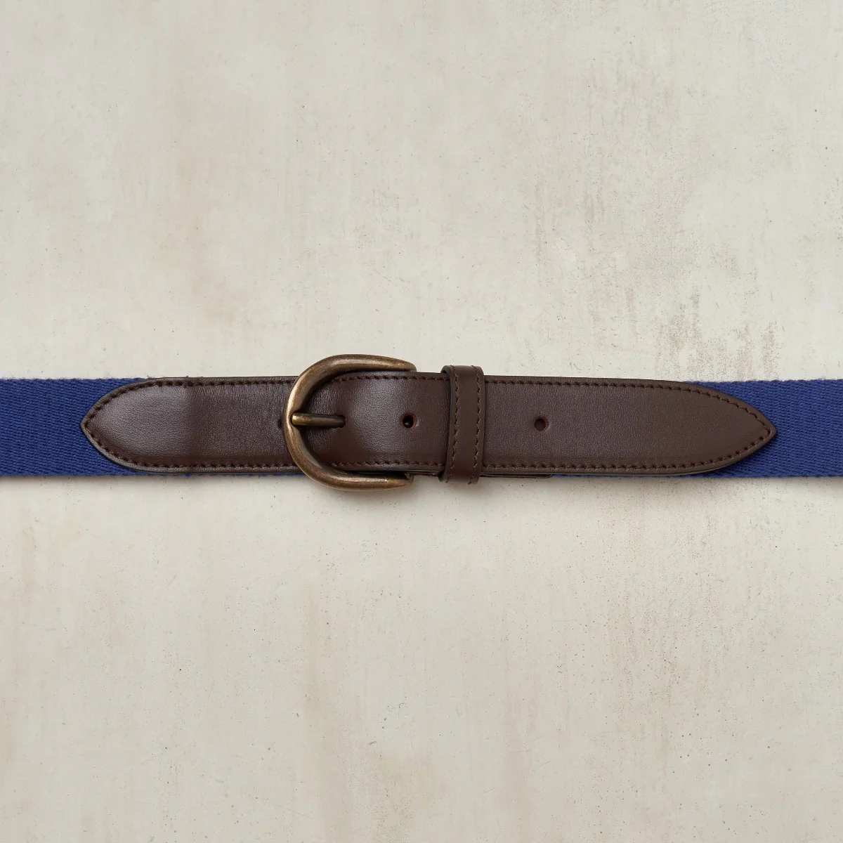 Webbing Belt In Dark Blue - Image 2