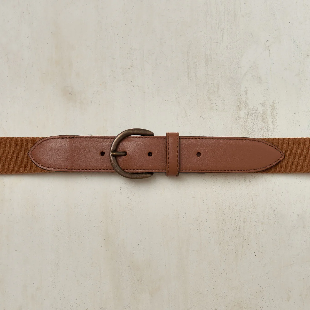 Webbing Belt In Tobacco - Image 2