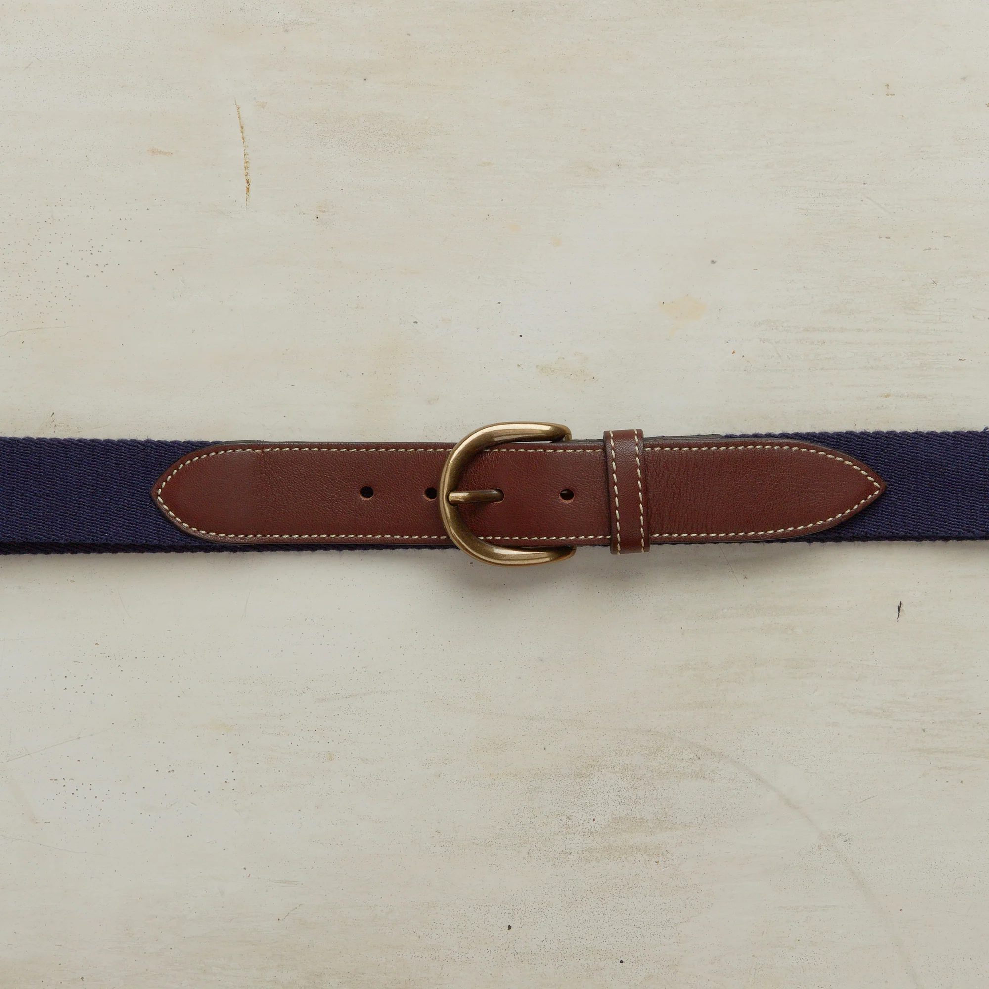 Webbing Belt In Navy - Image 2