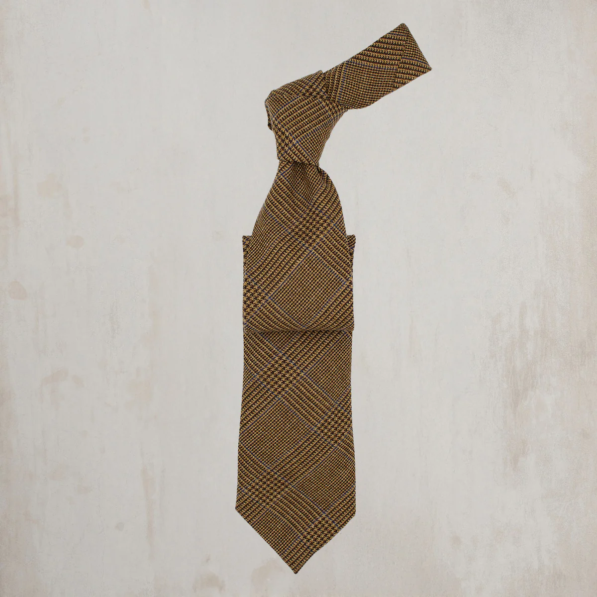 Prince of Wales Check Tie in Light Brown