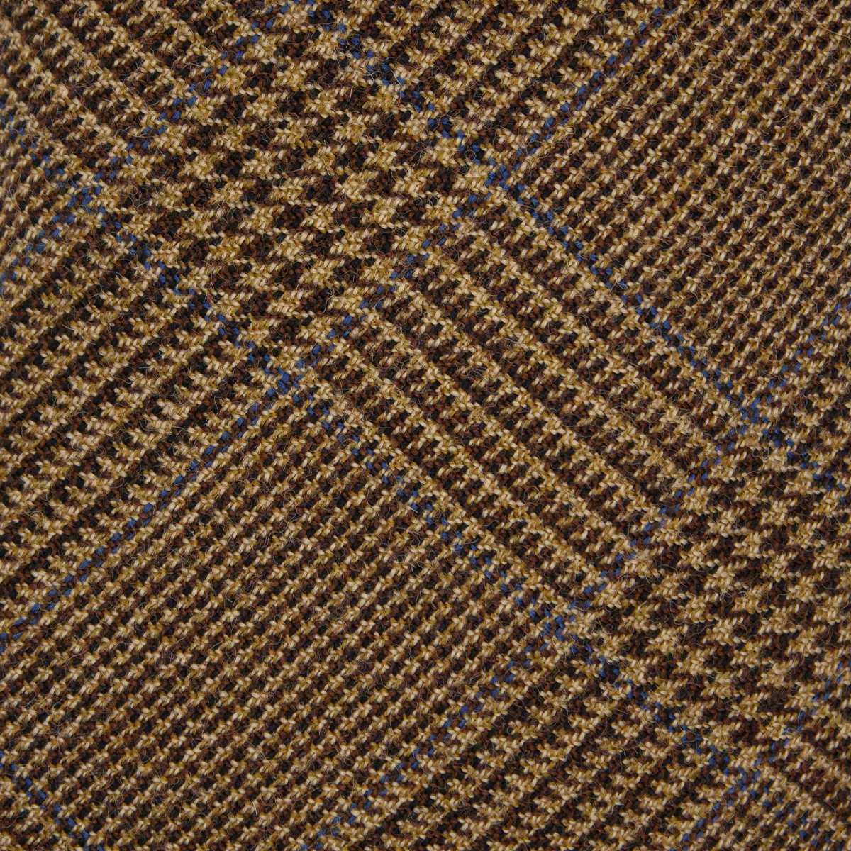 Prince of Wales Check Tie in Light Brown - Image 2