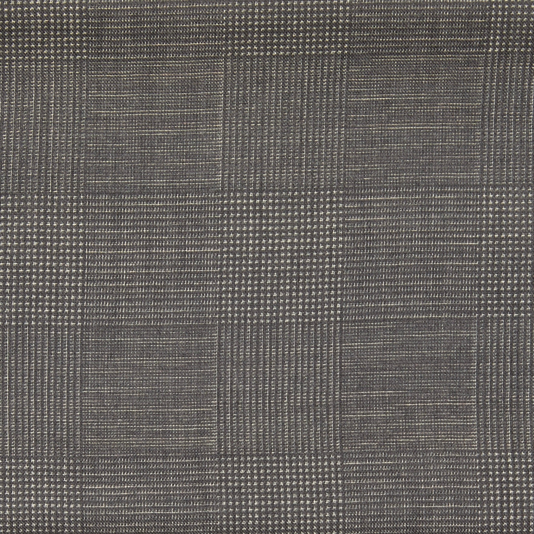 Wool And Silk Glen Check Scarf In Black - Image 3