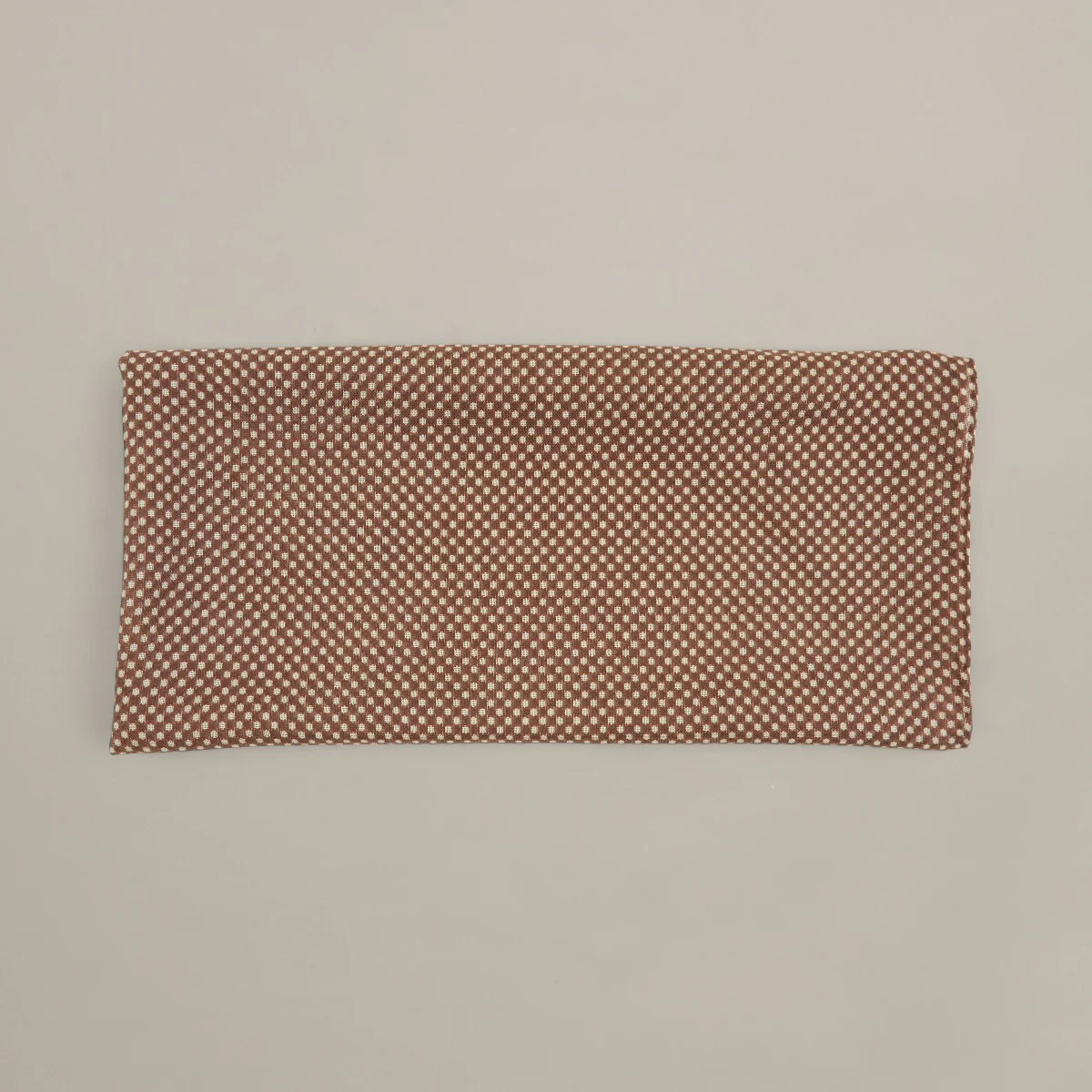 Wool And Silk Neckerchief With Medium Spots In Burgundy - Image 3