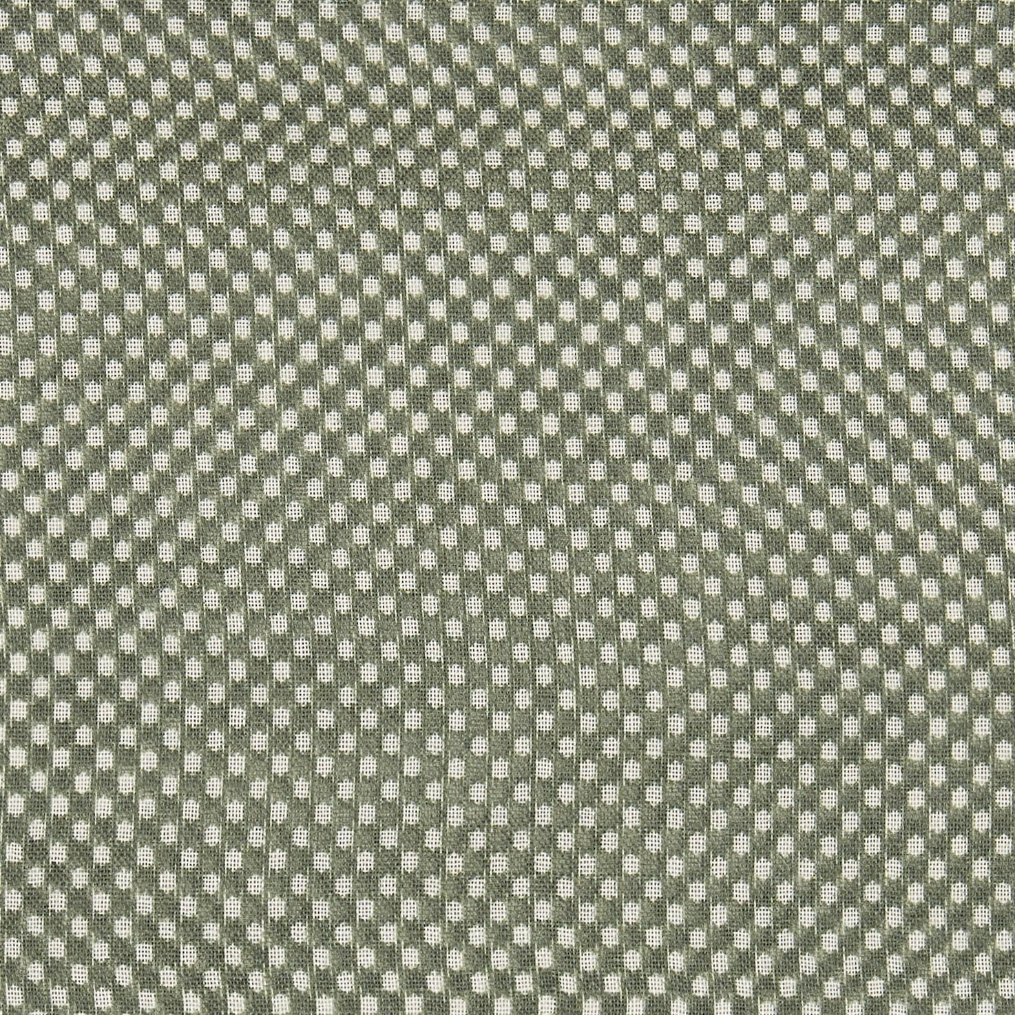 Wool And Silk Neckerchief With Medium Spots In Dark Green - Image 3