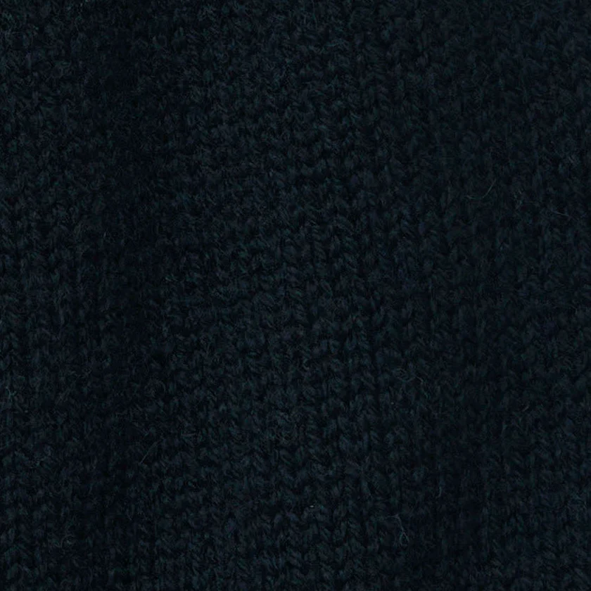 Woollen Beanie Hat In Black - Image 2