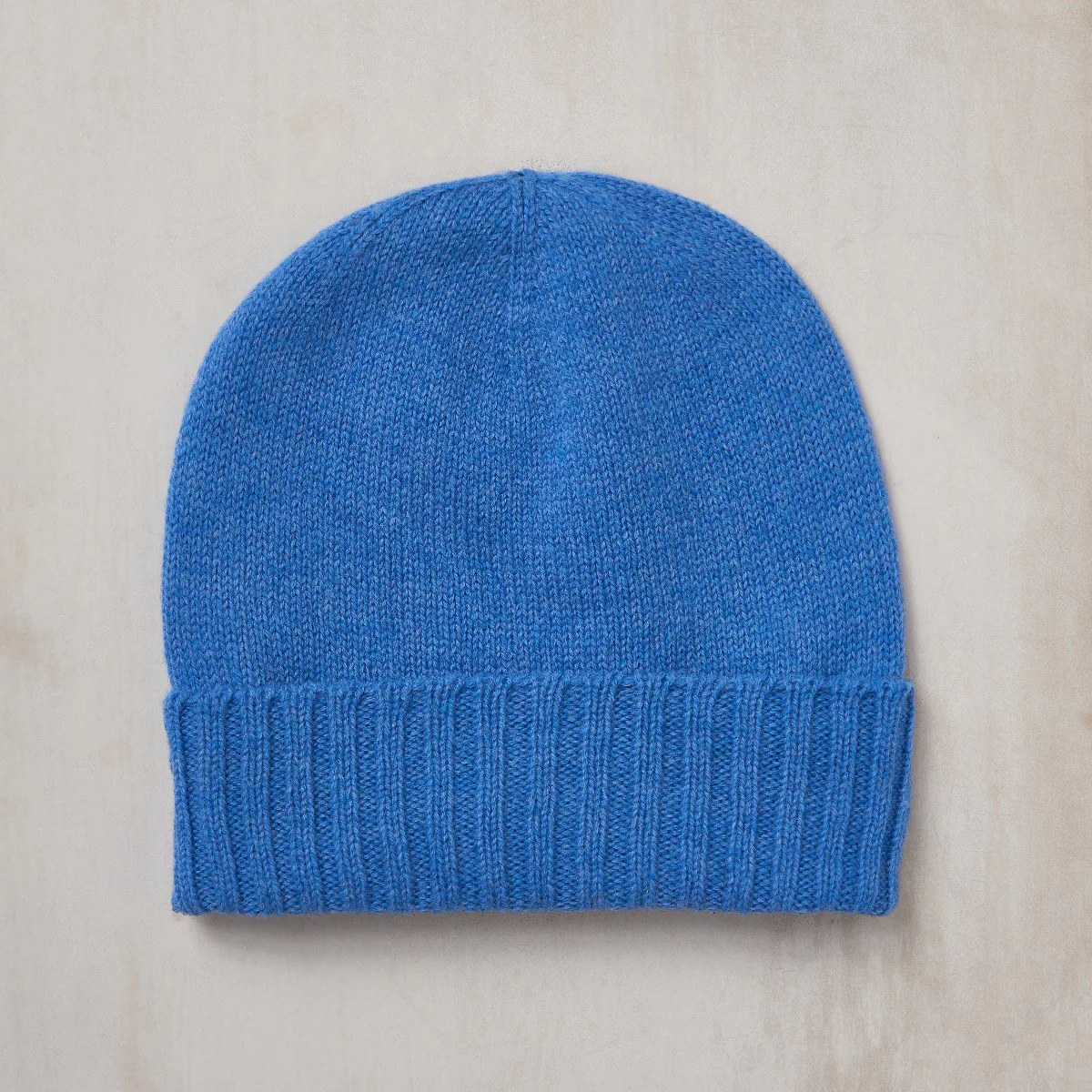 Woollen Beanie Hat In Cornflower
