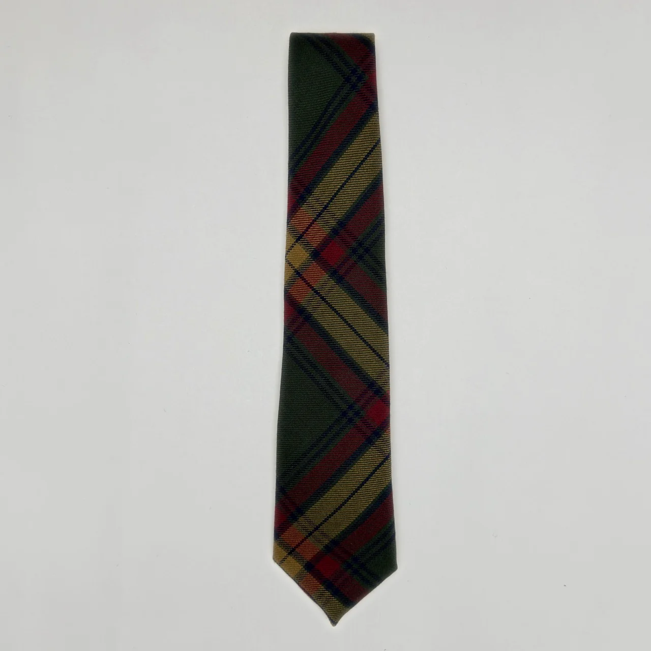 Tartan Tie in Dark Green