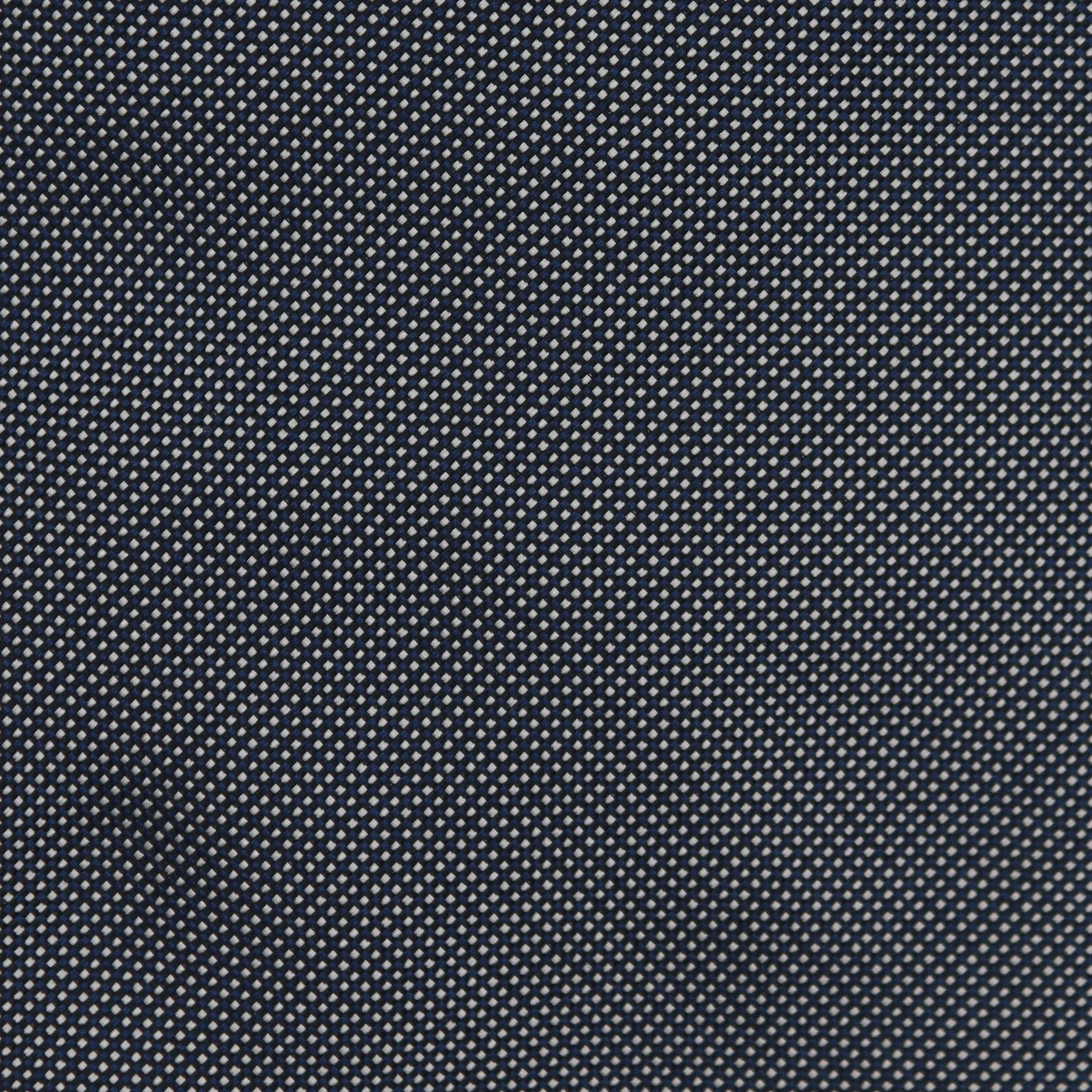 Woven Micro Dot Tie in Dark Navy - Image 2